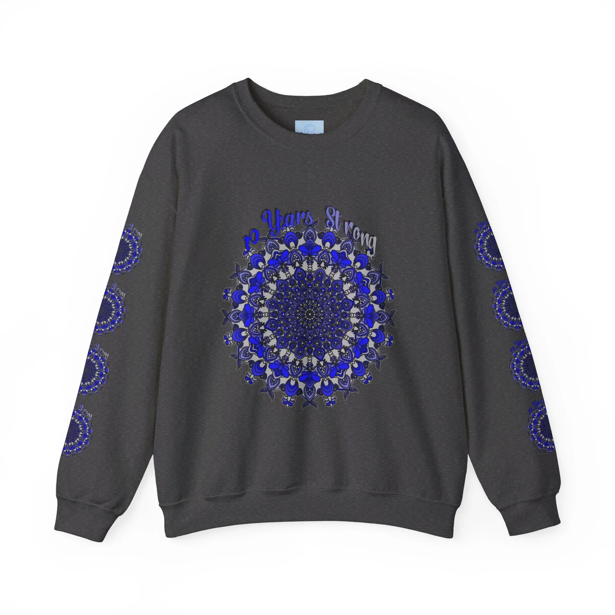 10th Anniversary Mandala Design Unisex Sweatshirt