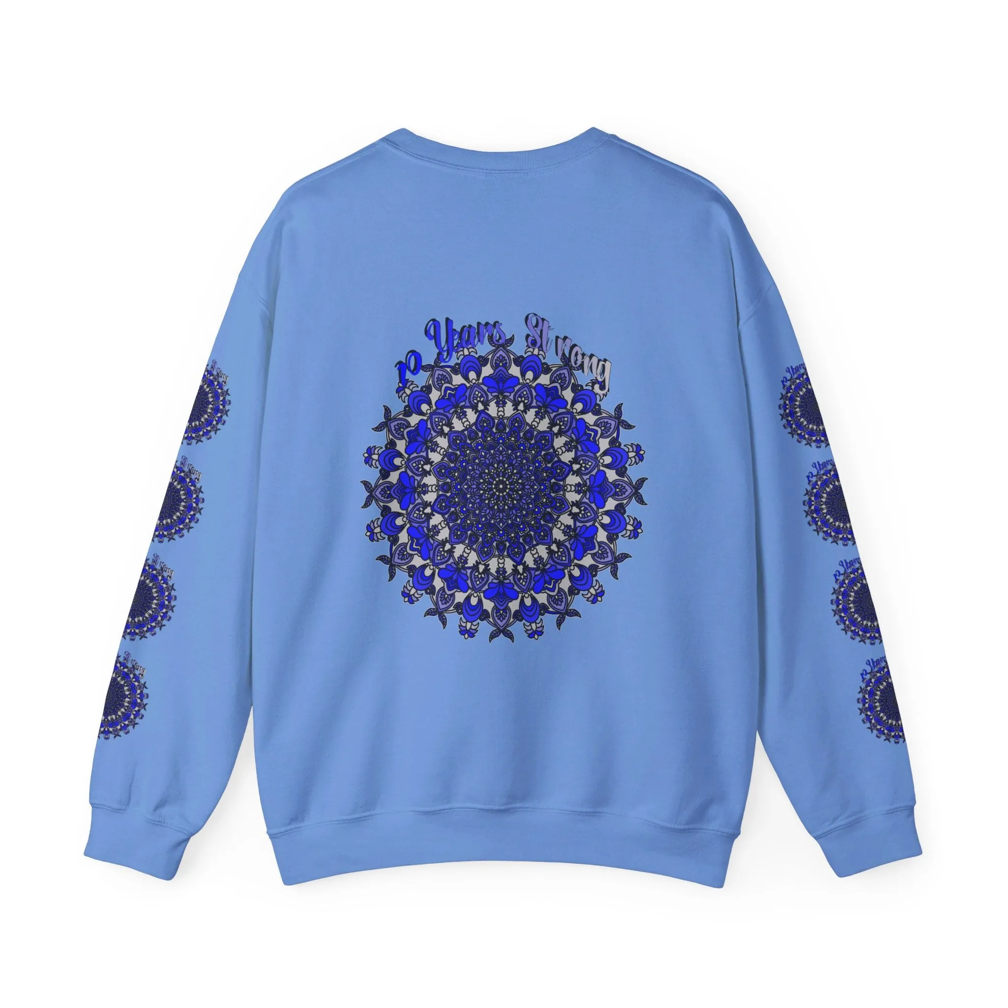 10th Anniversary Mandala Design Unisex Sweatshirt