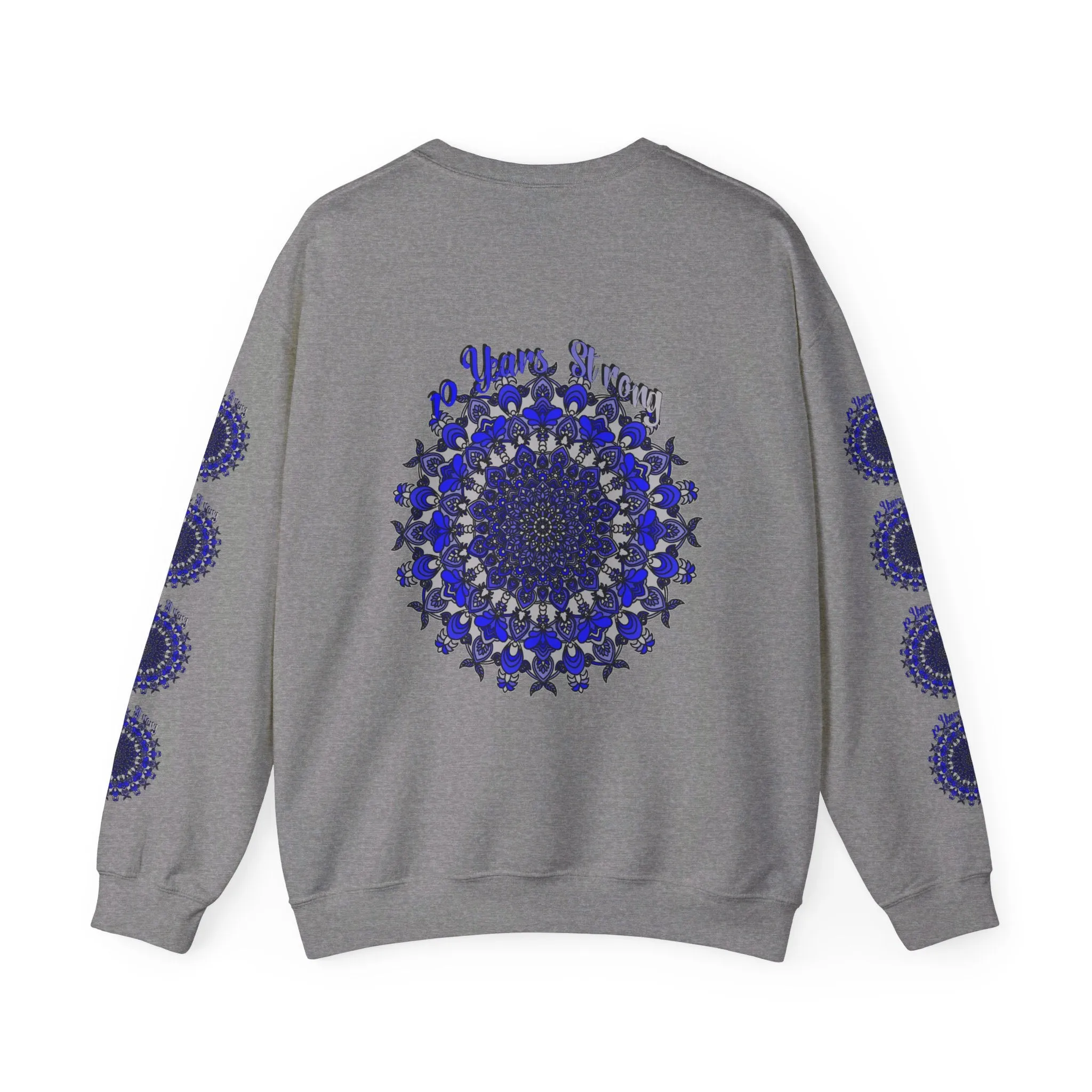 10th Anniversary Mandala Design Unisex Sweatshirt