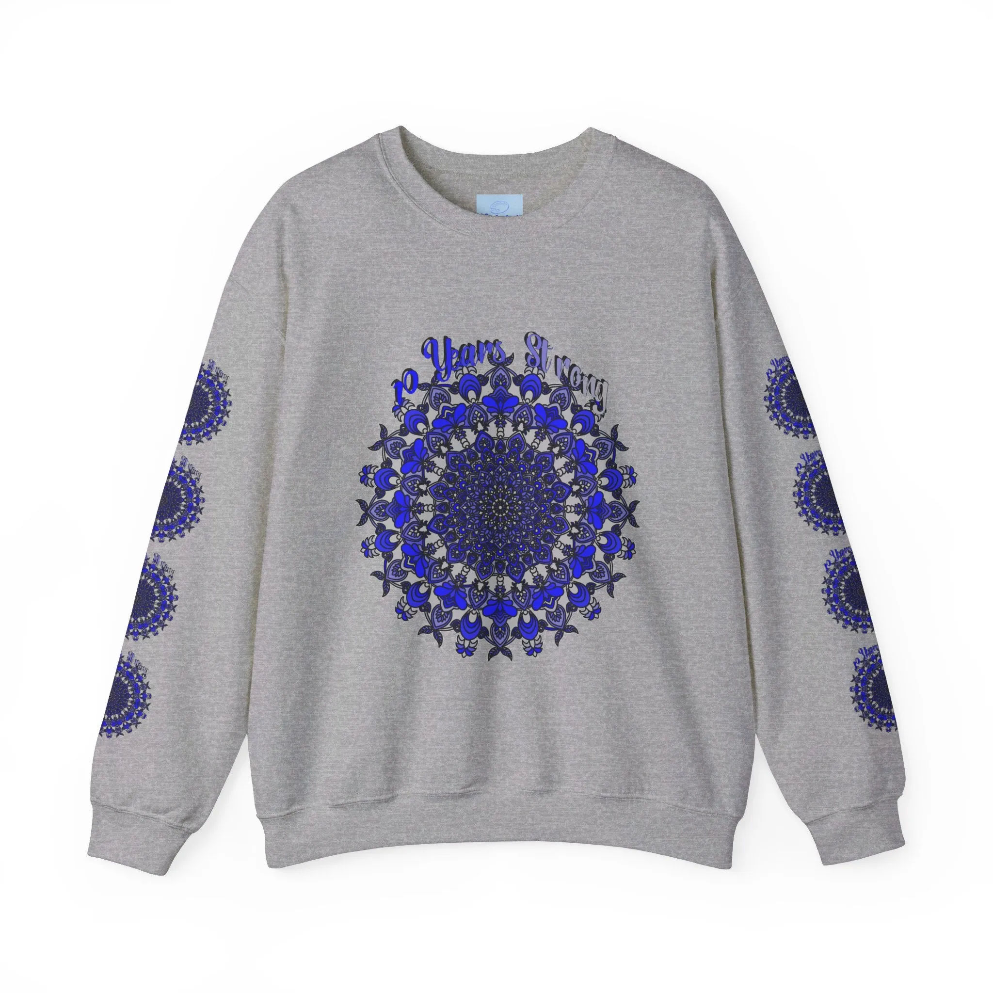 10th Anniversary Mandala Design Unisex Sweatshirt