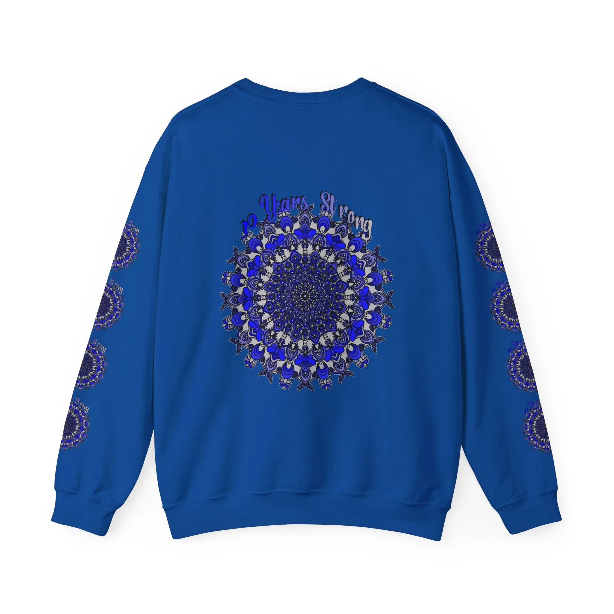 10th Anniversary Mandala Design Unisex Sweatshirt