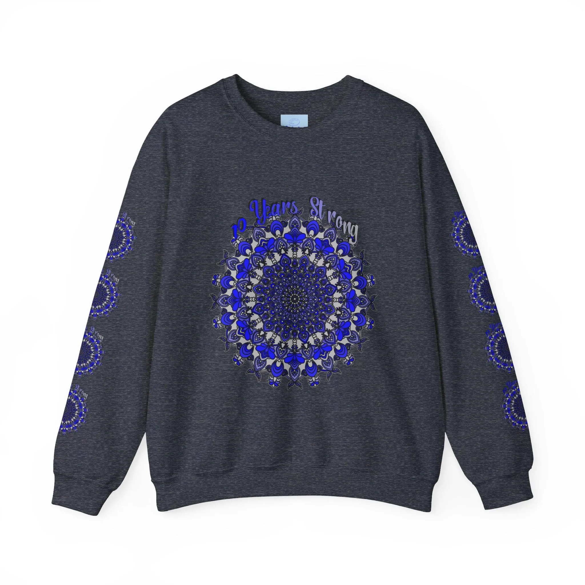 10th Anniversary Mandala Design Unisex Sweatshirt