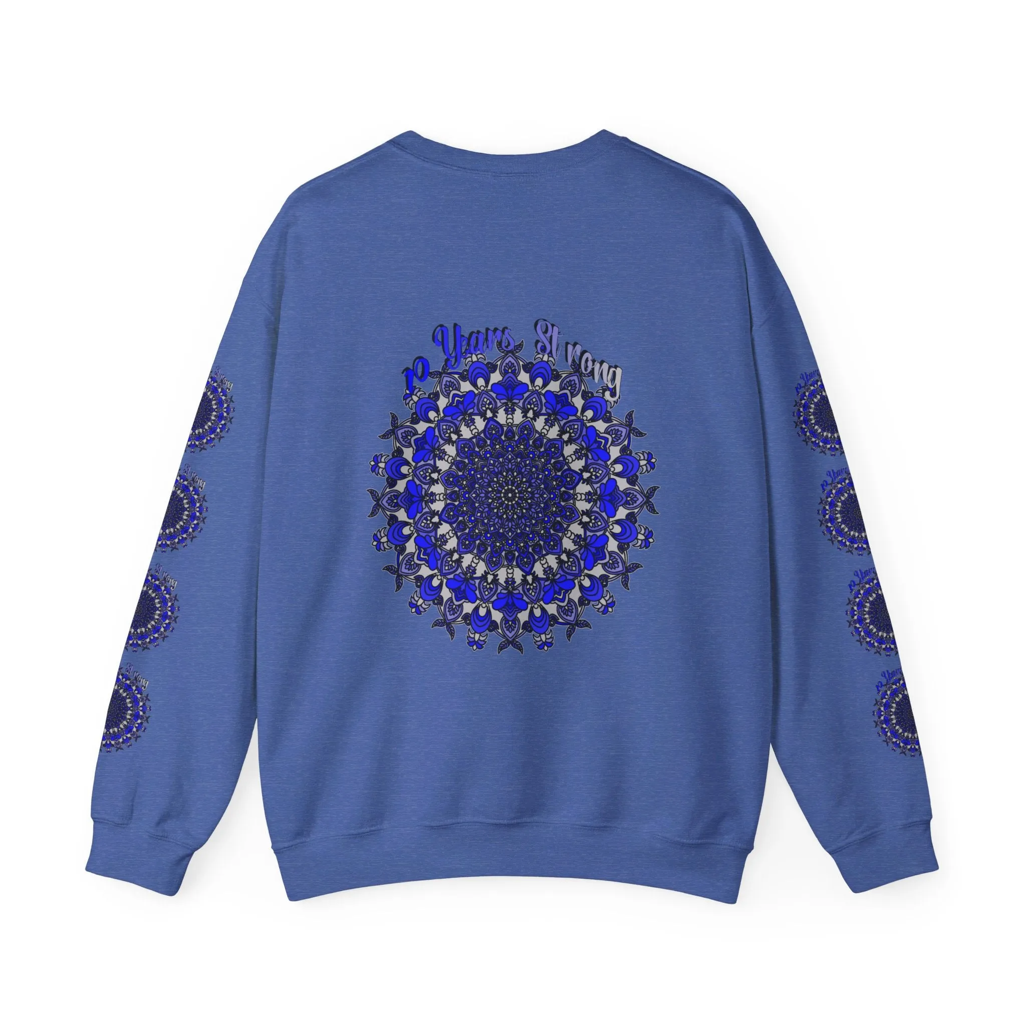 10th Anniversary Mandala Design Unisex Sweatshirt