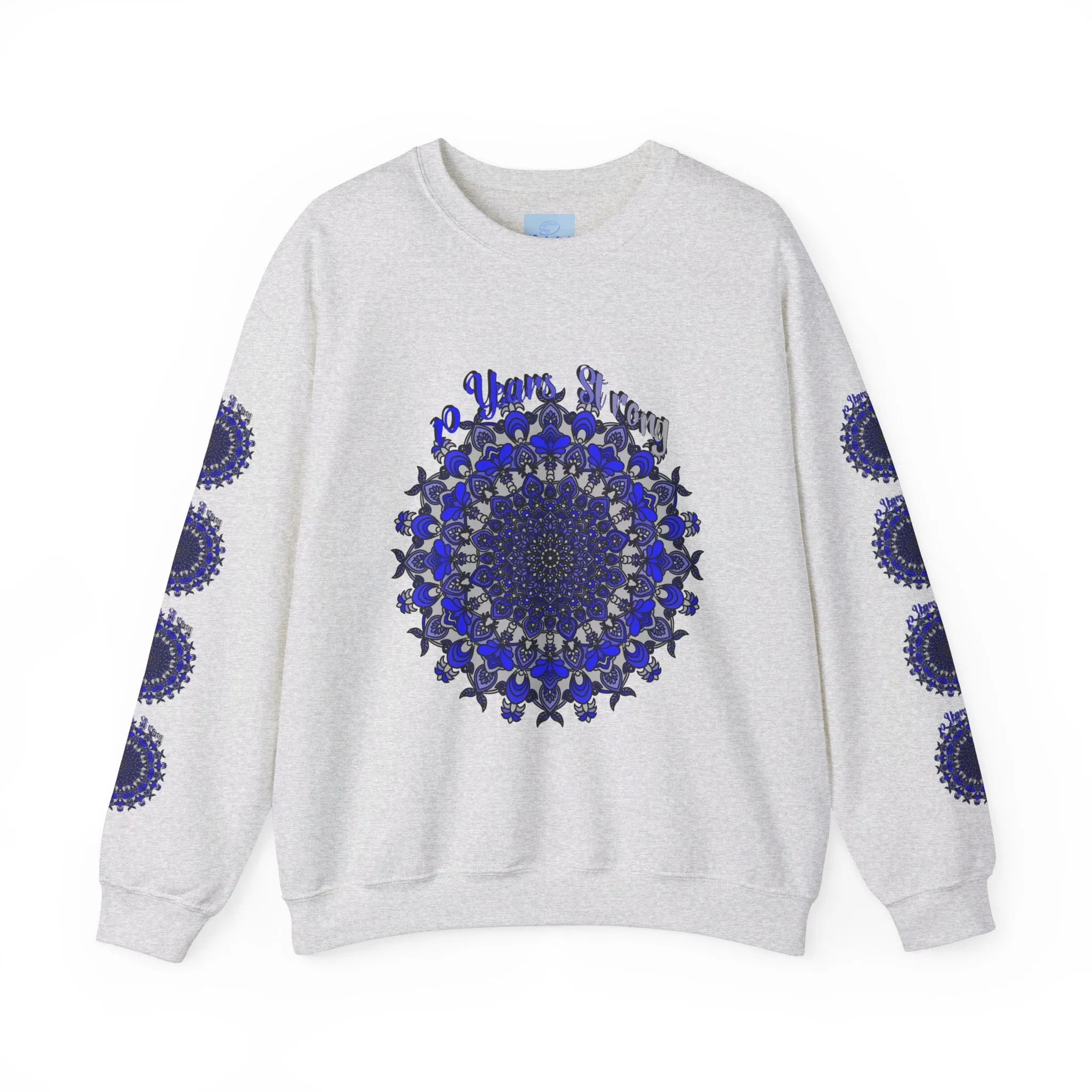 10th Anniversary Mandala Design Unisex Sweatshirt