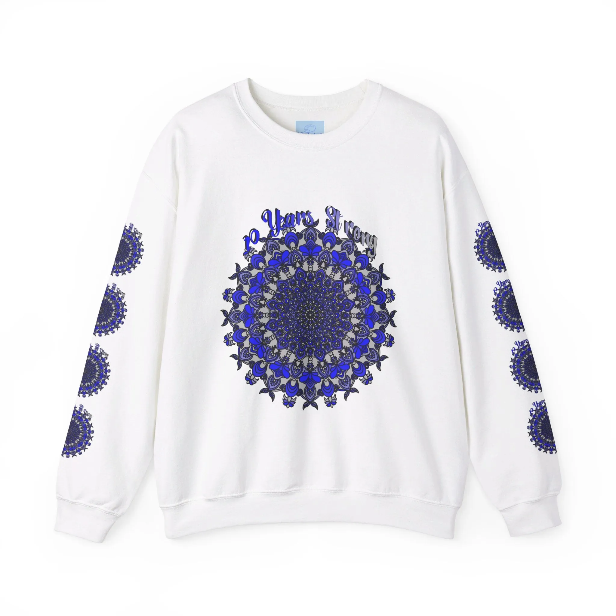 10th Anniversary Mandala Design Unisex Sweatshirt