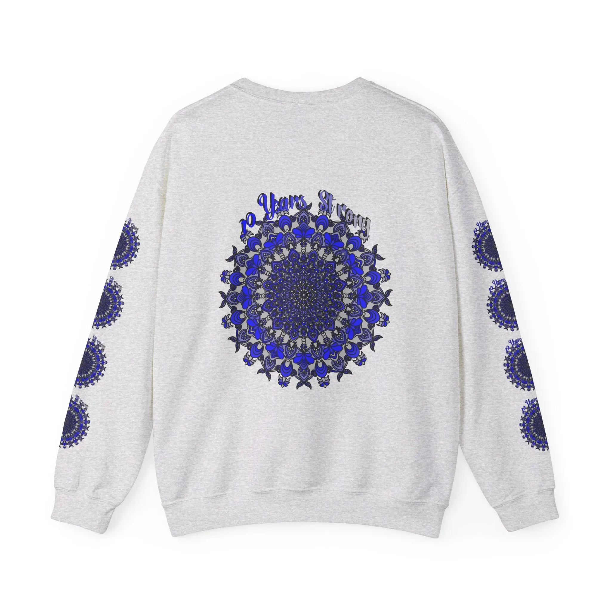 10th Anniversary Mandala Design Unisex Sweatshirt