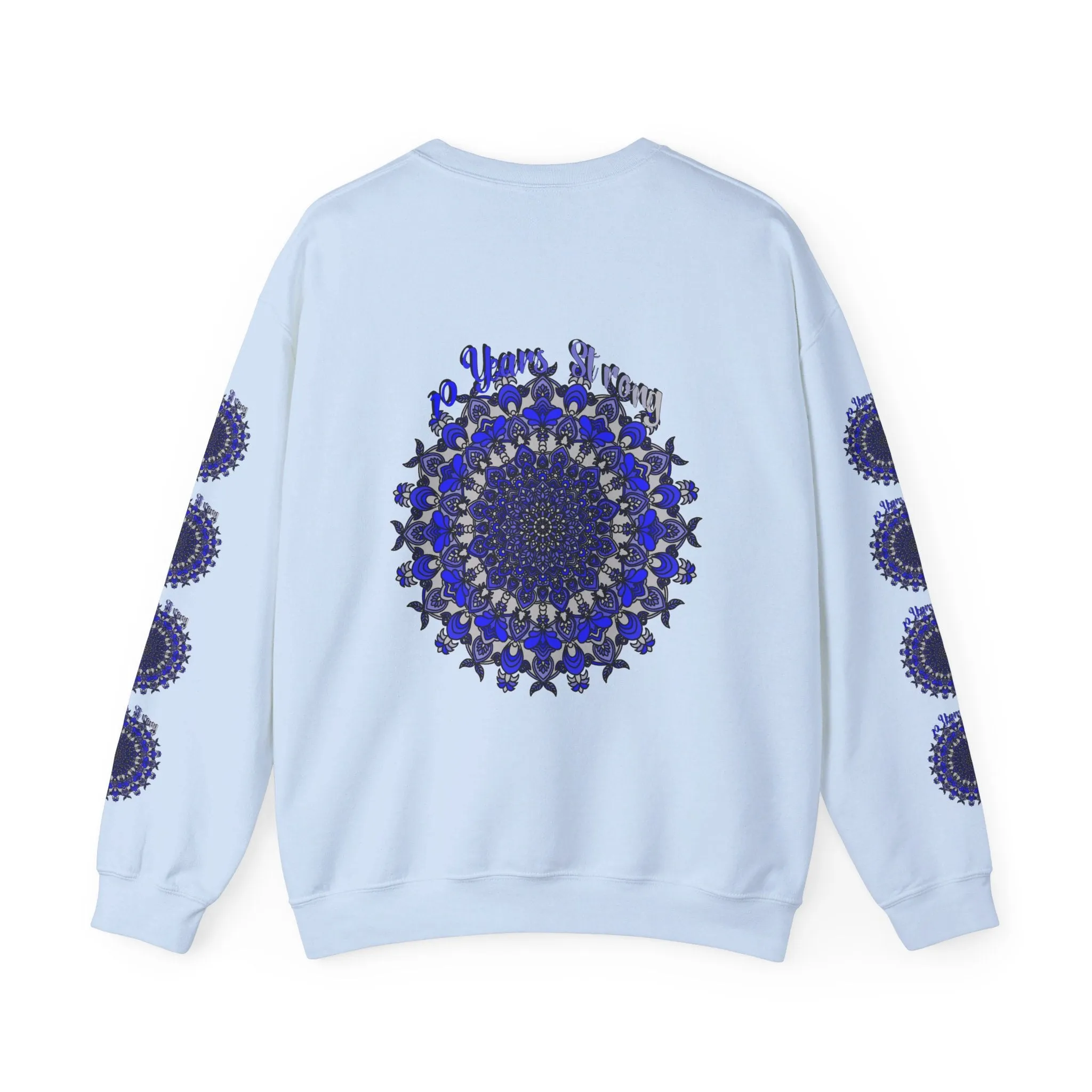 10th Anniversary Mandala Design Unisex Sweatshirt