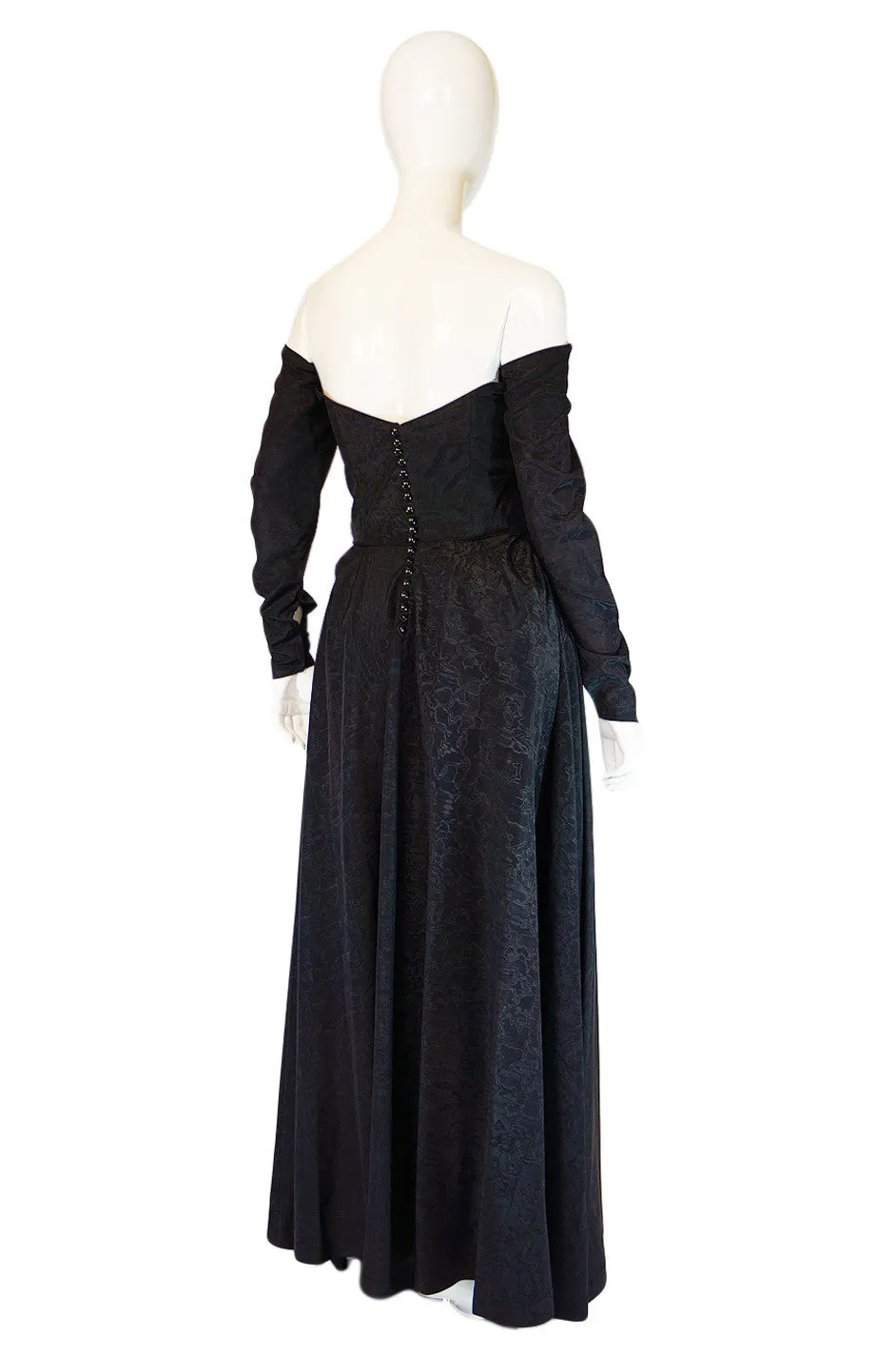 1950s Early Ceil Chapman Bustle Gown