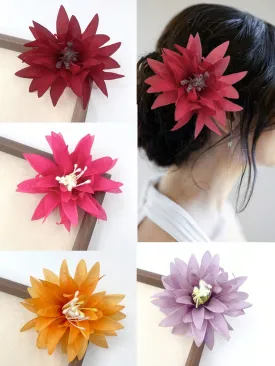 1pc New Arrival Artificial Daisy Flower Hair Clip Suitable For Outdoor Vacation Decoration And Hairstyle Ornament