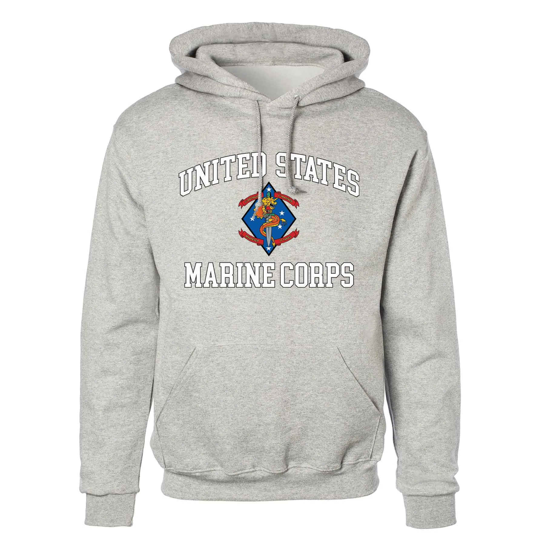 1st Battalion 4th Marines USMC Hoodie