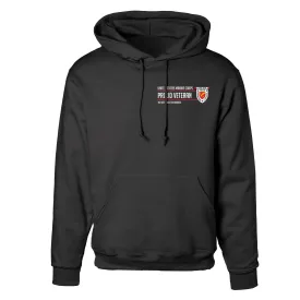 1st Battalion 7th Marines Proud Veteran Hoodie