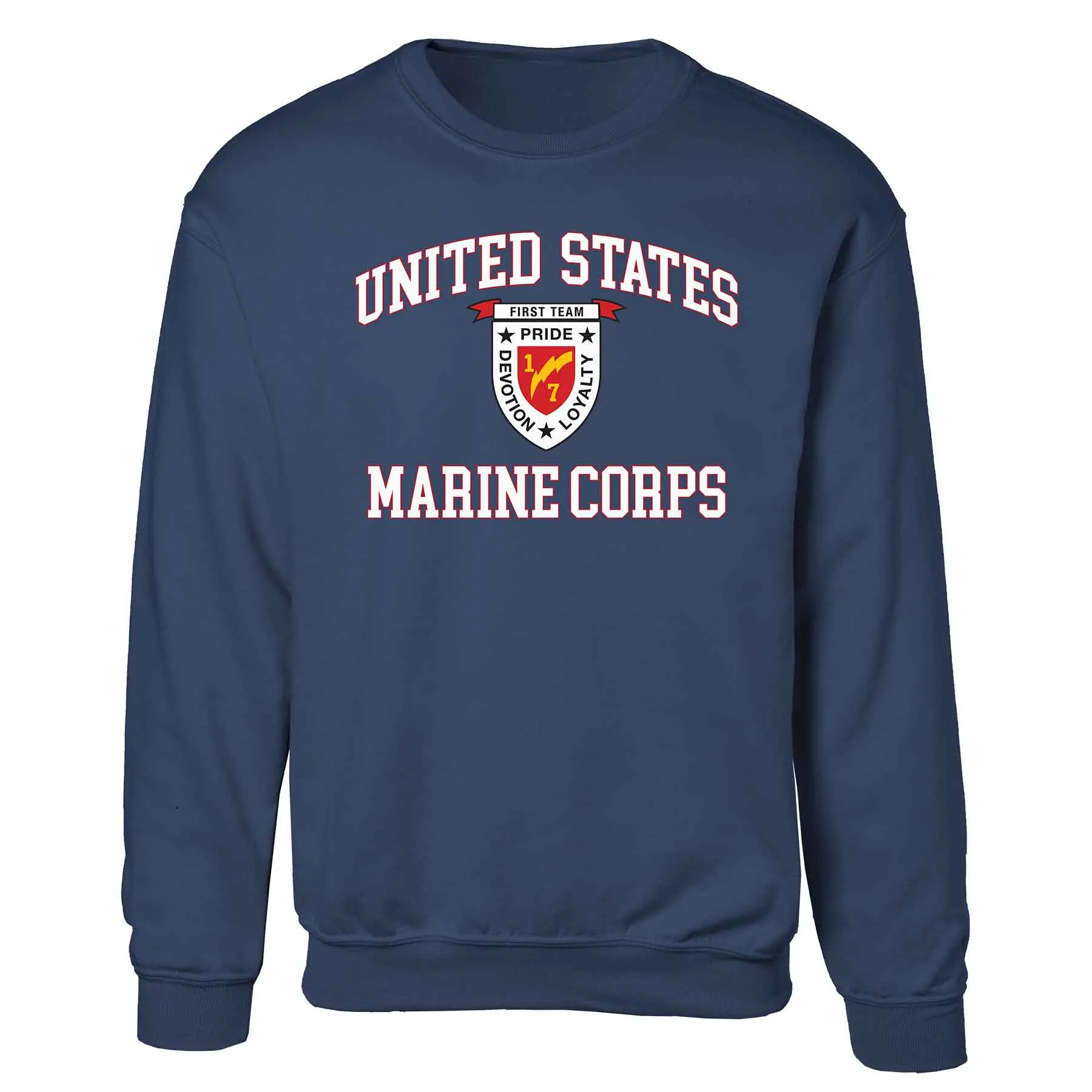 1st Battalion 7th Marines USMC Sweatshirt