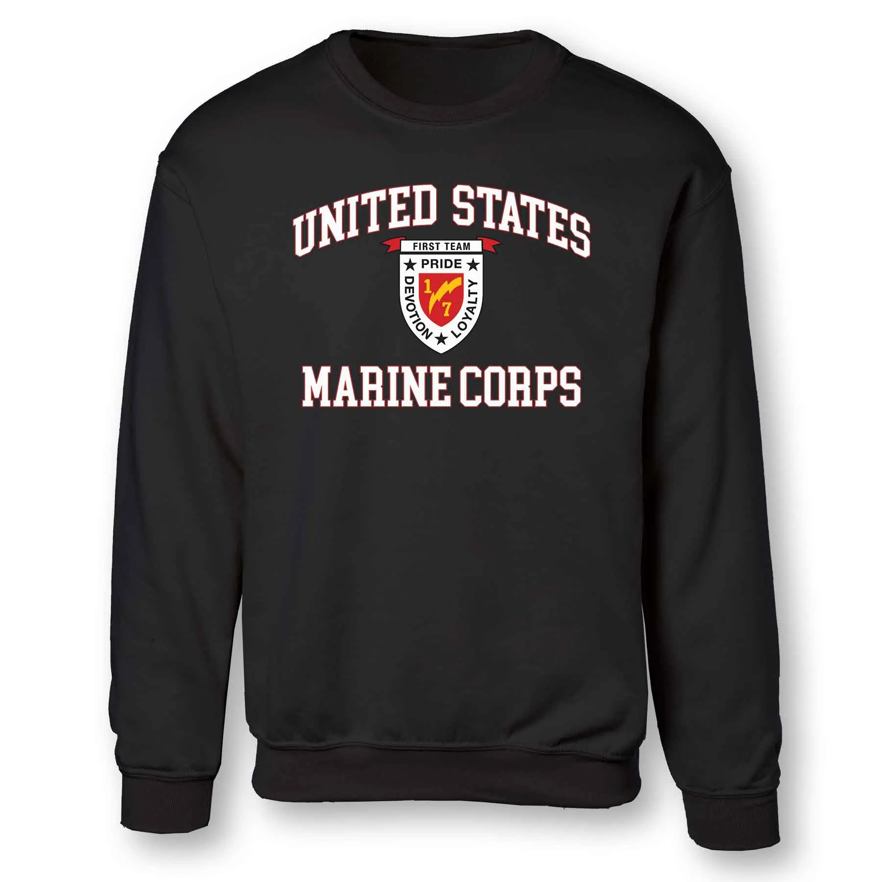 1st Battalion 7th Marines USMC Sweatshirt