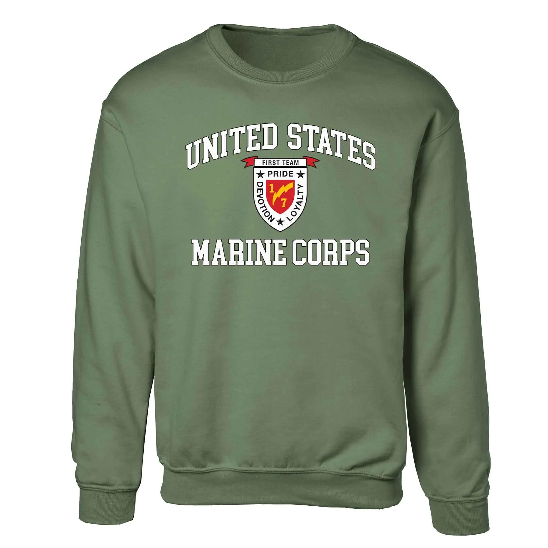 1st Battalion 7th Marines USMC Sweatshirt