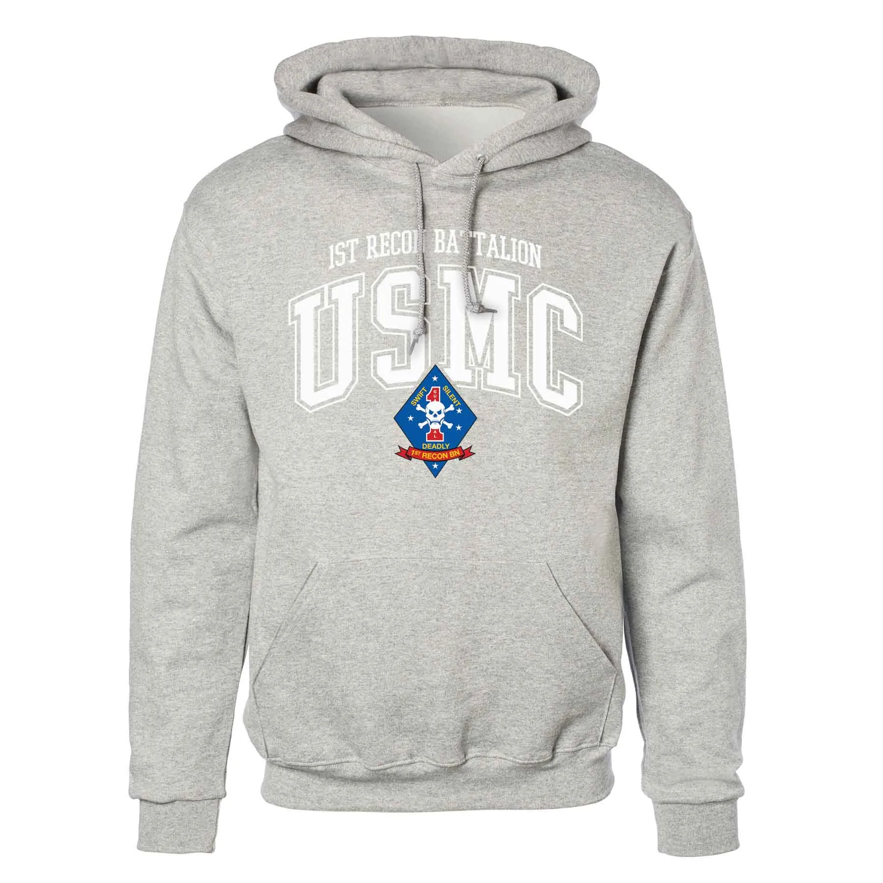 1st Recon Battalion Arched Hoodie