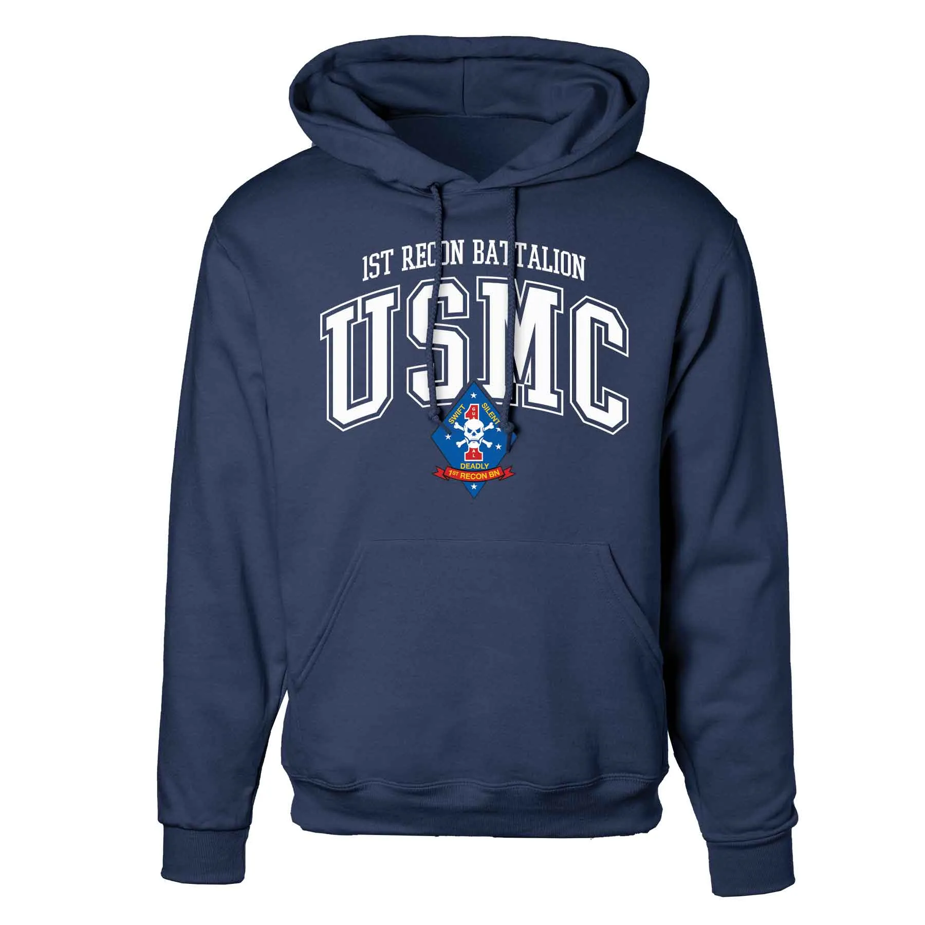 1st Recon Battalion Arched Hoodie