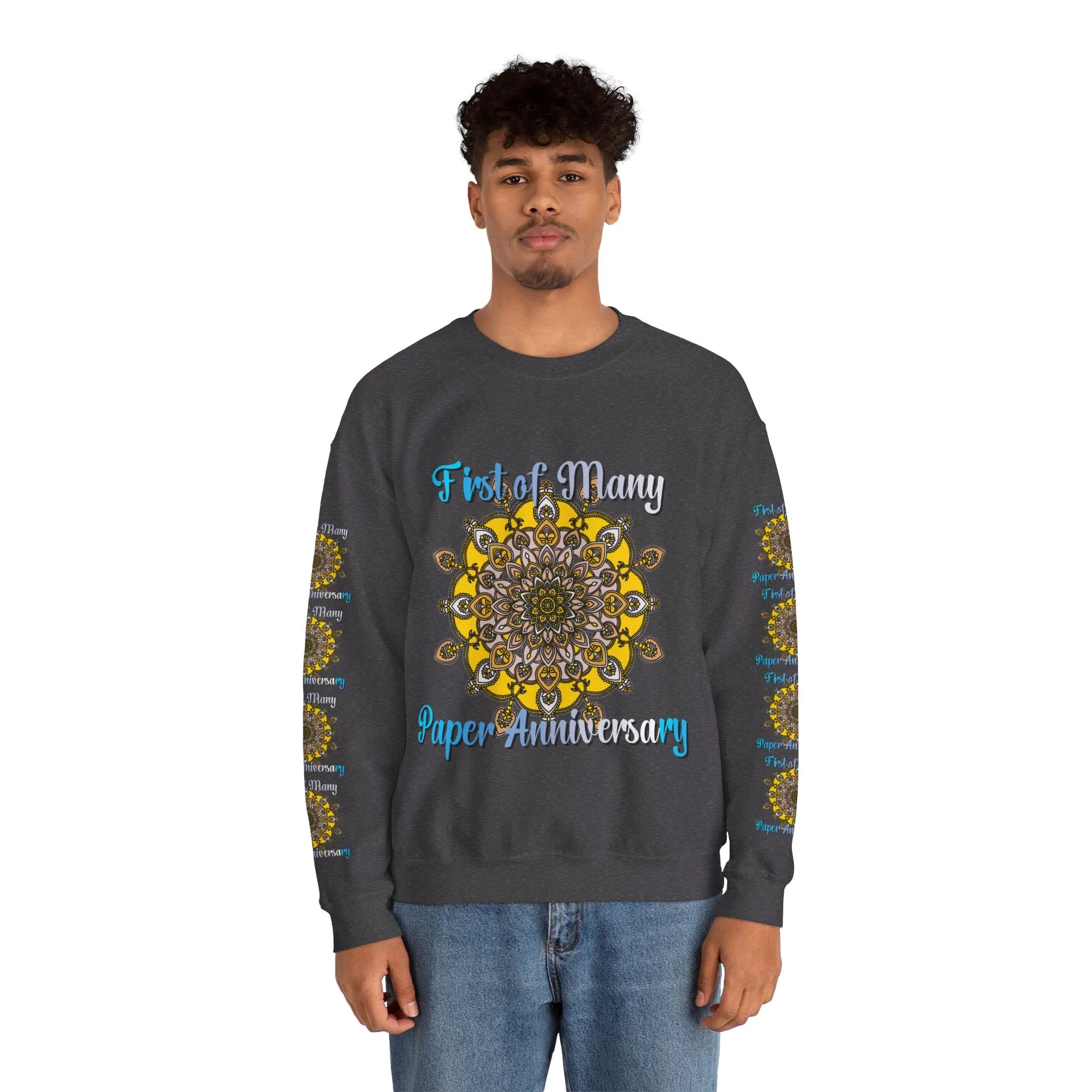 1st Year Anniversary Mandala Crewneck Sweatshirt