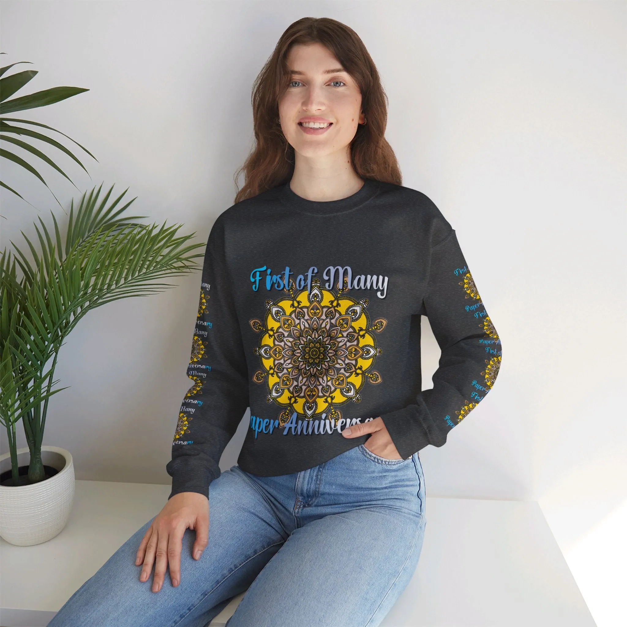 1st Year Anniversary Mandala Crewneck Sweatshirt