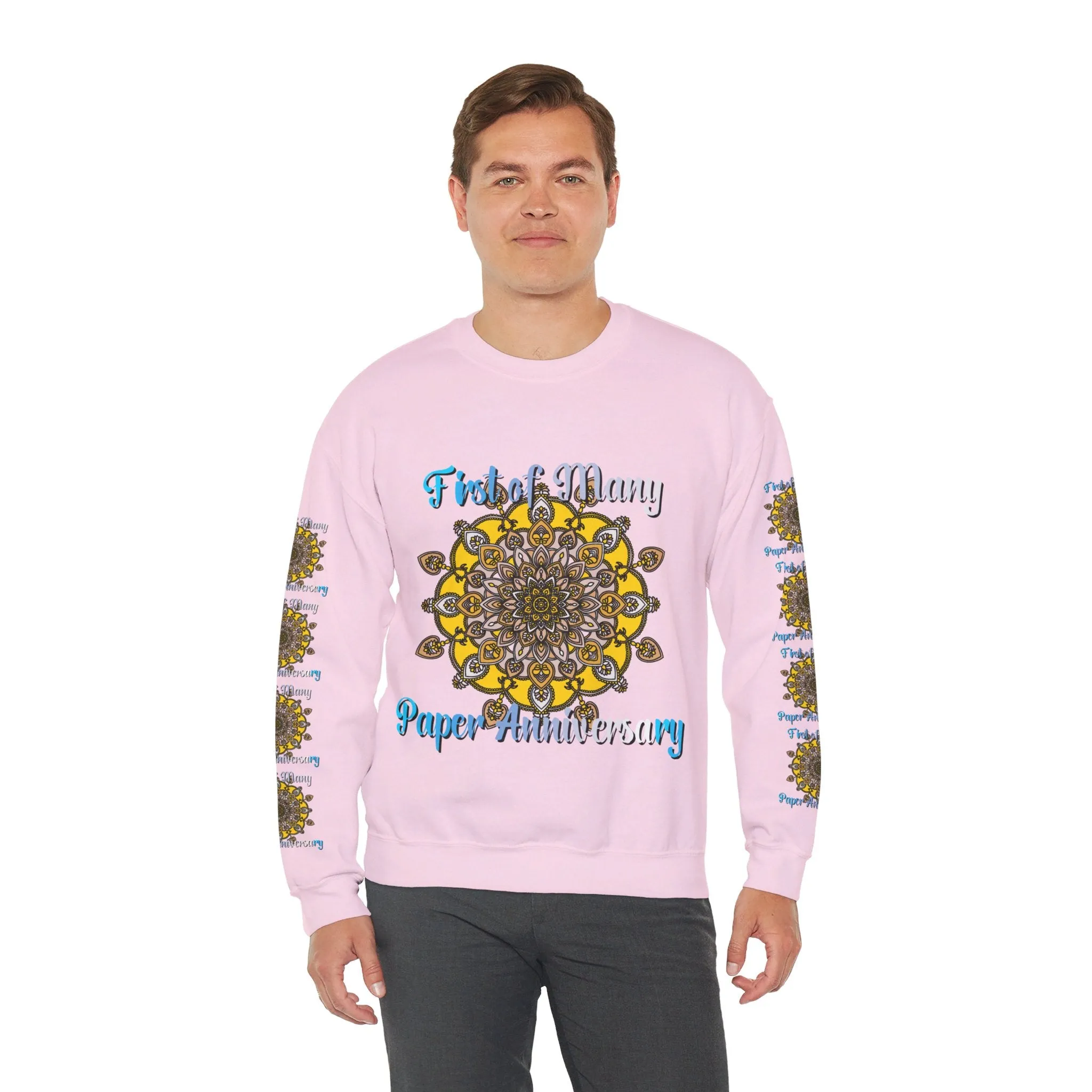 1st Year Anniversary Mandala Crewneck Sweatshirt