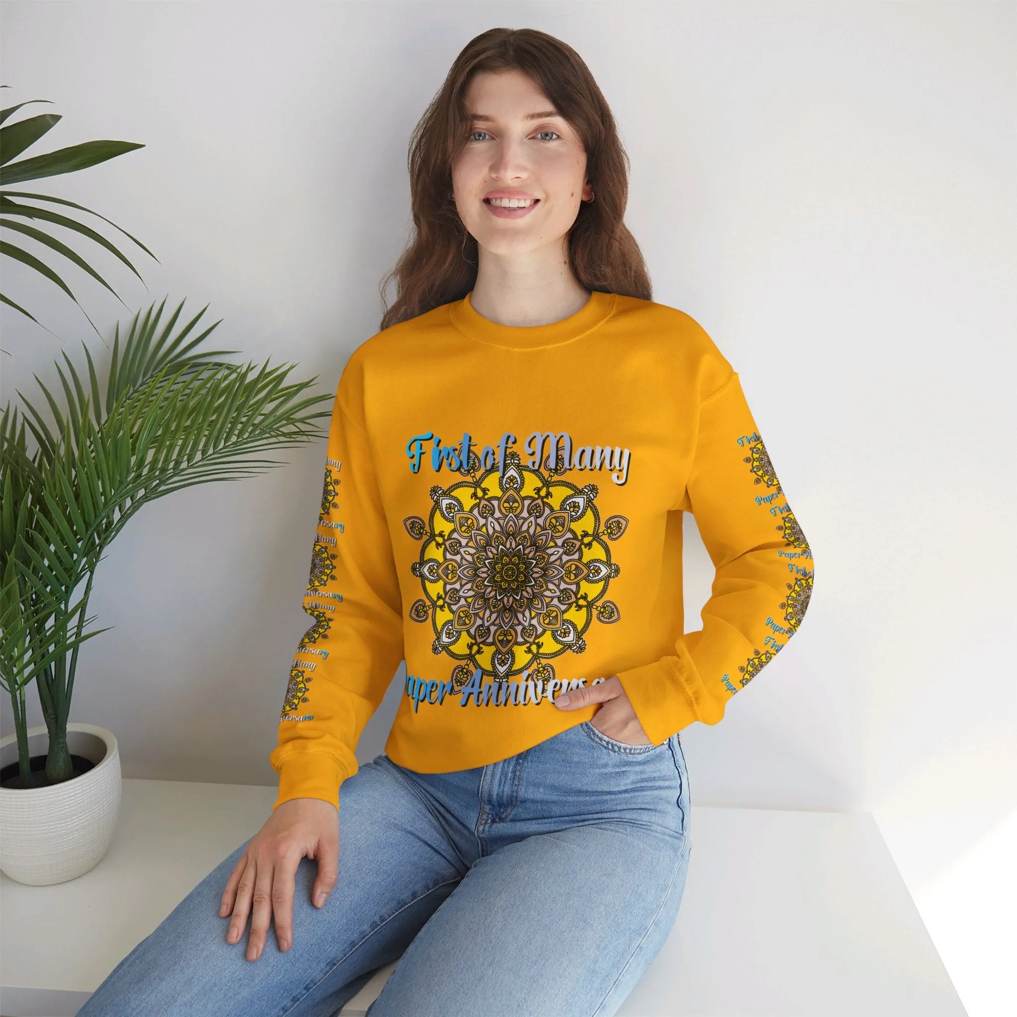 1st Year Anniversary Mandala Crewneck Sweatshirt