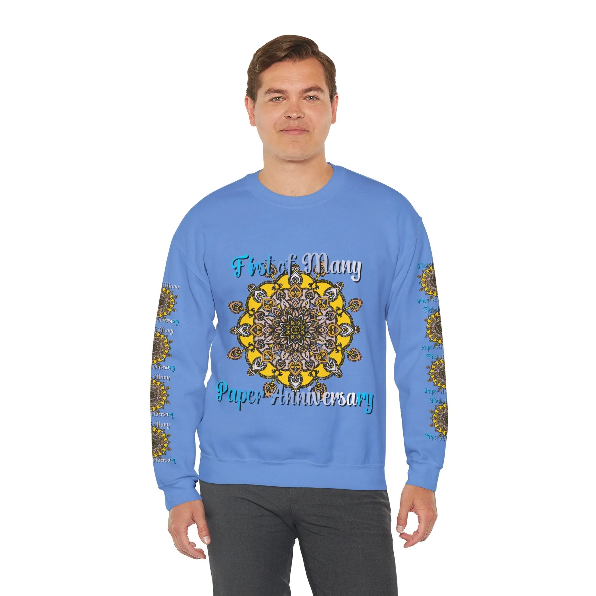 1st Year Anniversary Mandala Crewneck Sweatshirt