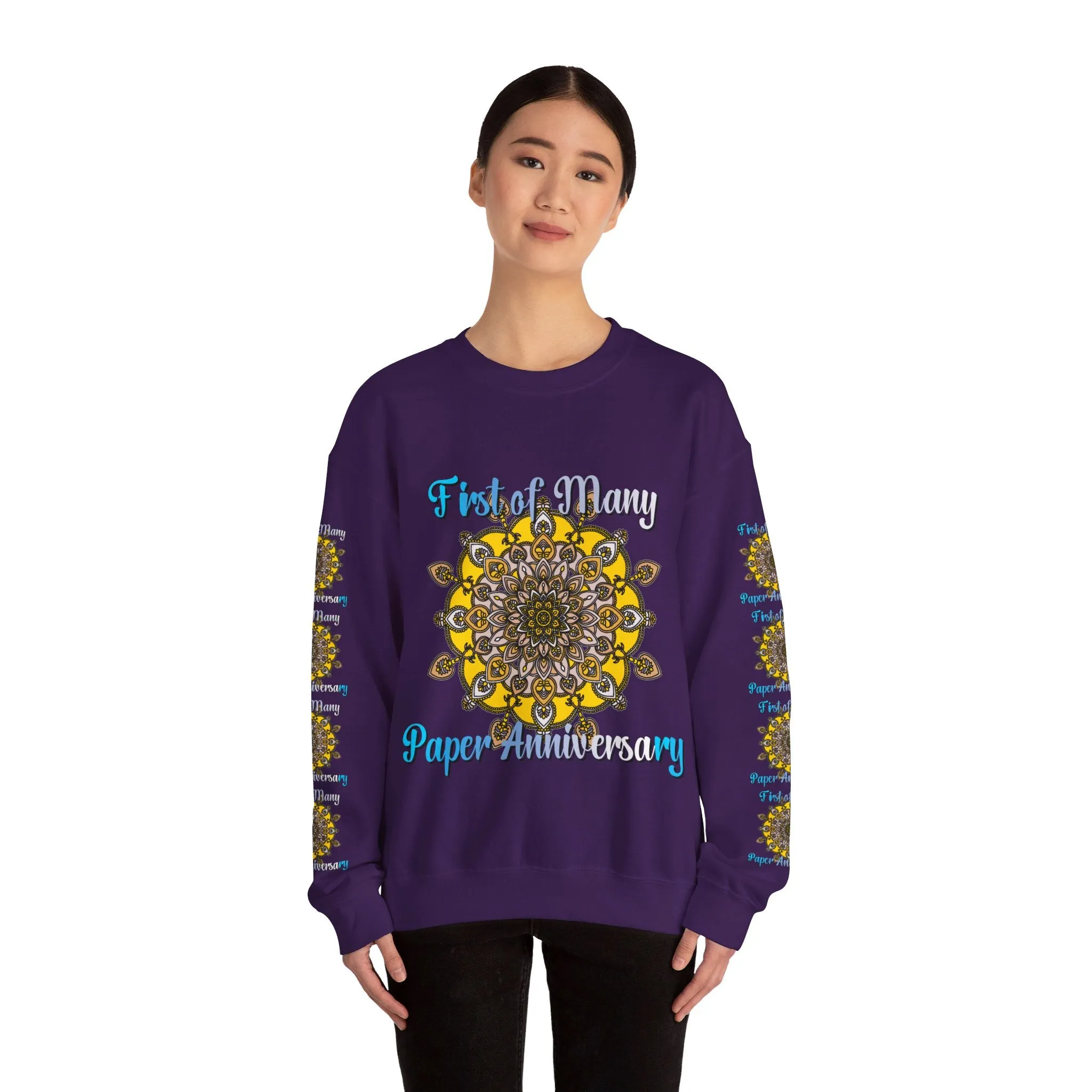 1st Year Anniversary Mandala Crewneck Sweatshirt