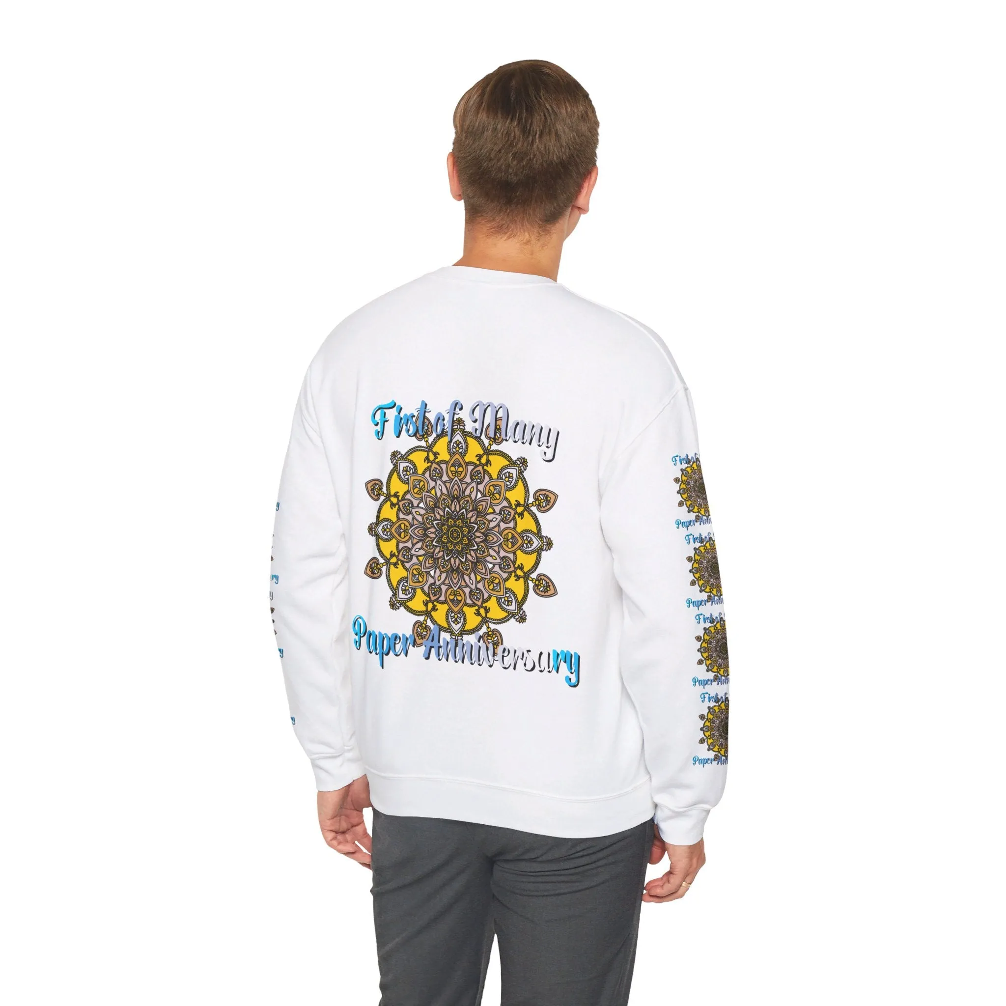 1st Year Anniversary Mandala Crewneck Sweatshirt