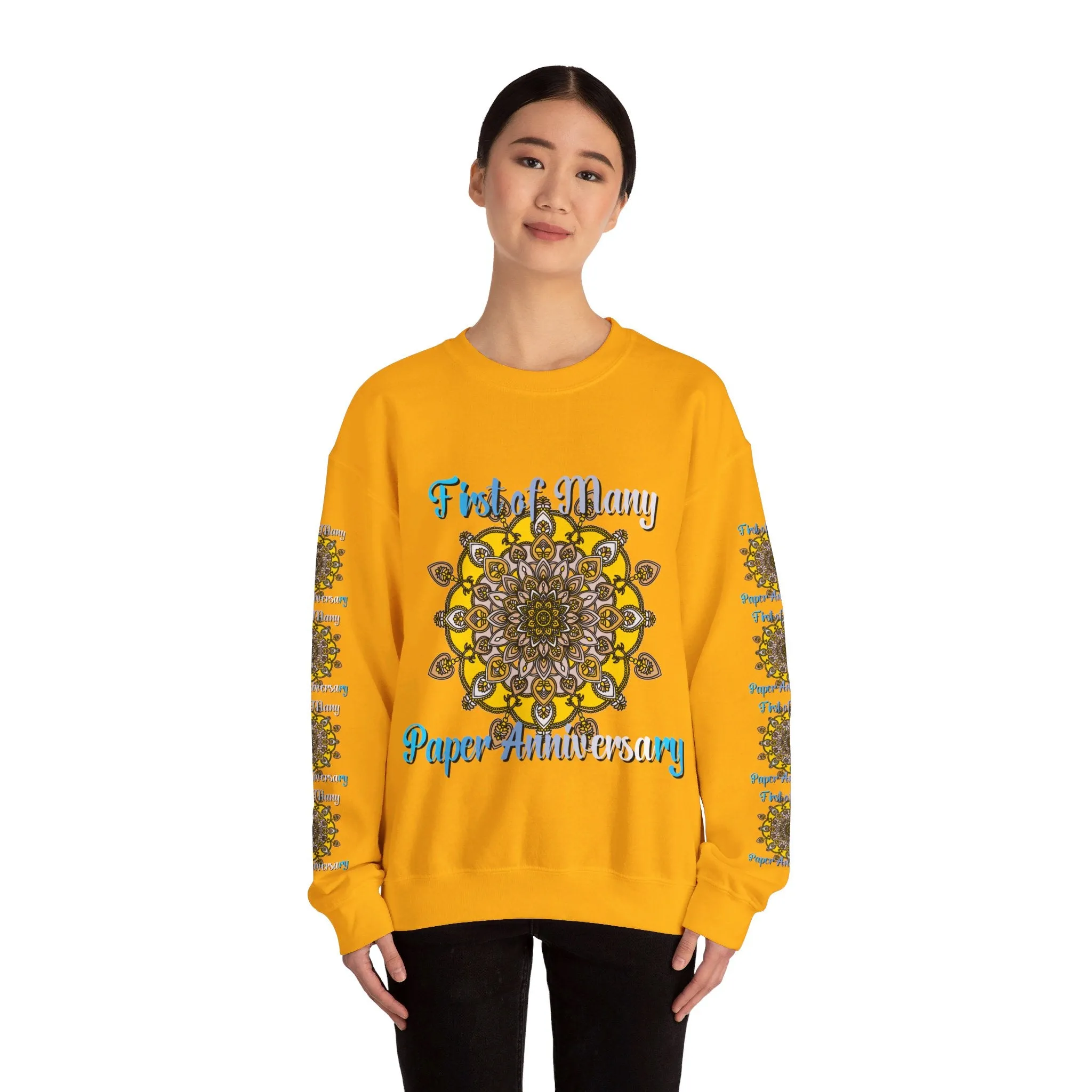 1st Year Anniversary Mandala Crewneck Sweatshirt