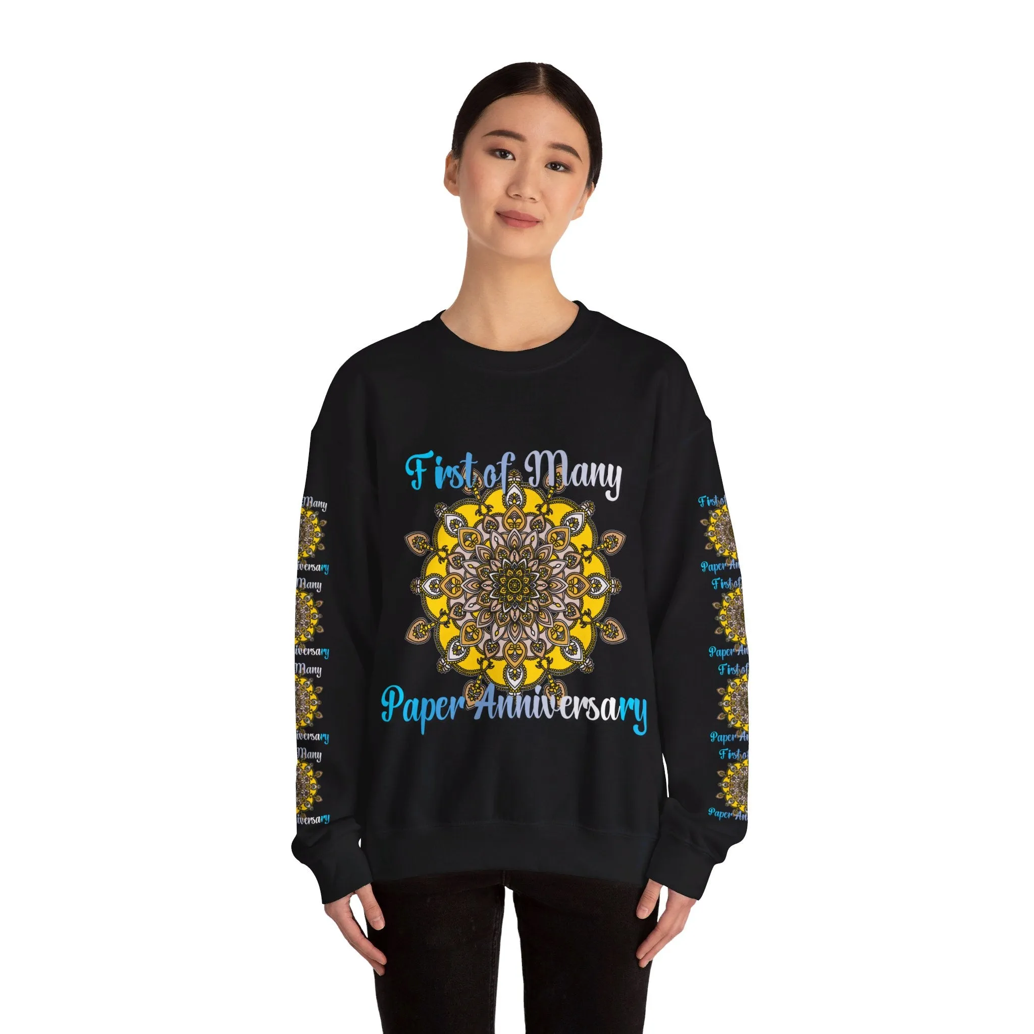 1st Year Anniversary Mandala Crewneck Sweatshirt