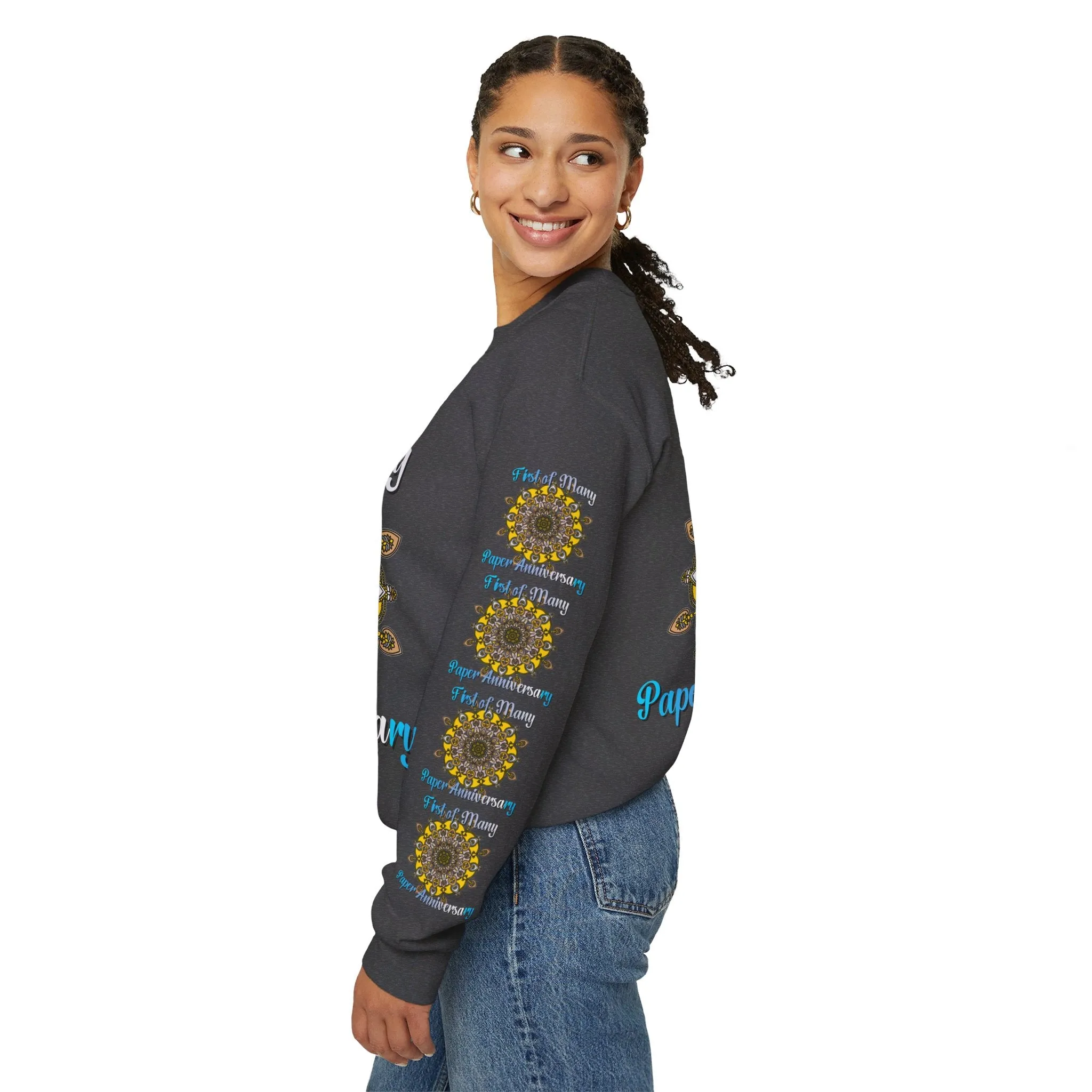 1st Year Anniversary Mandala Crewneck Sweatshirt