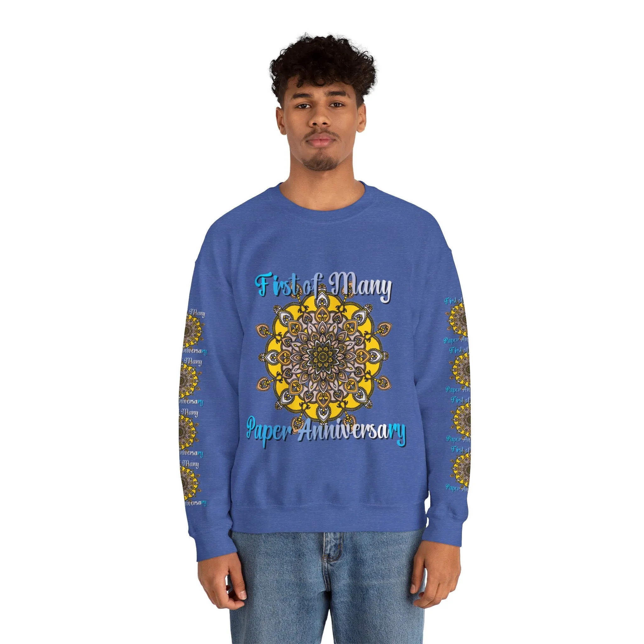 1st Year Anniversary Mandala Crewneck Sweatshirt