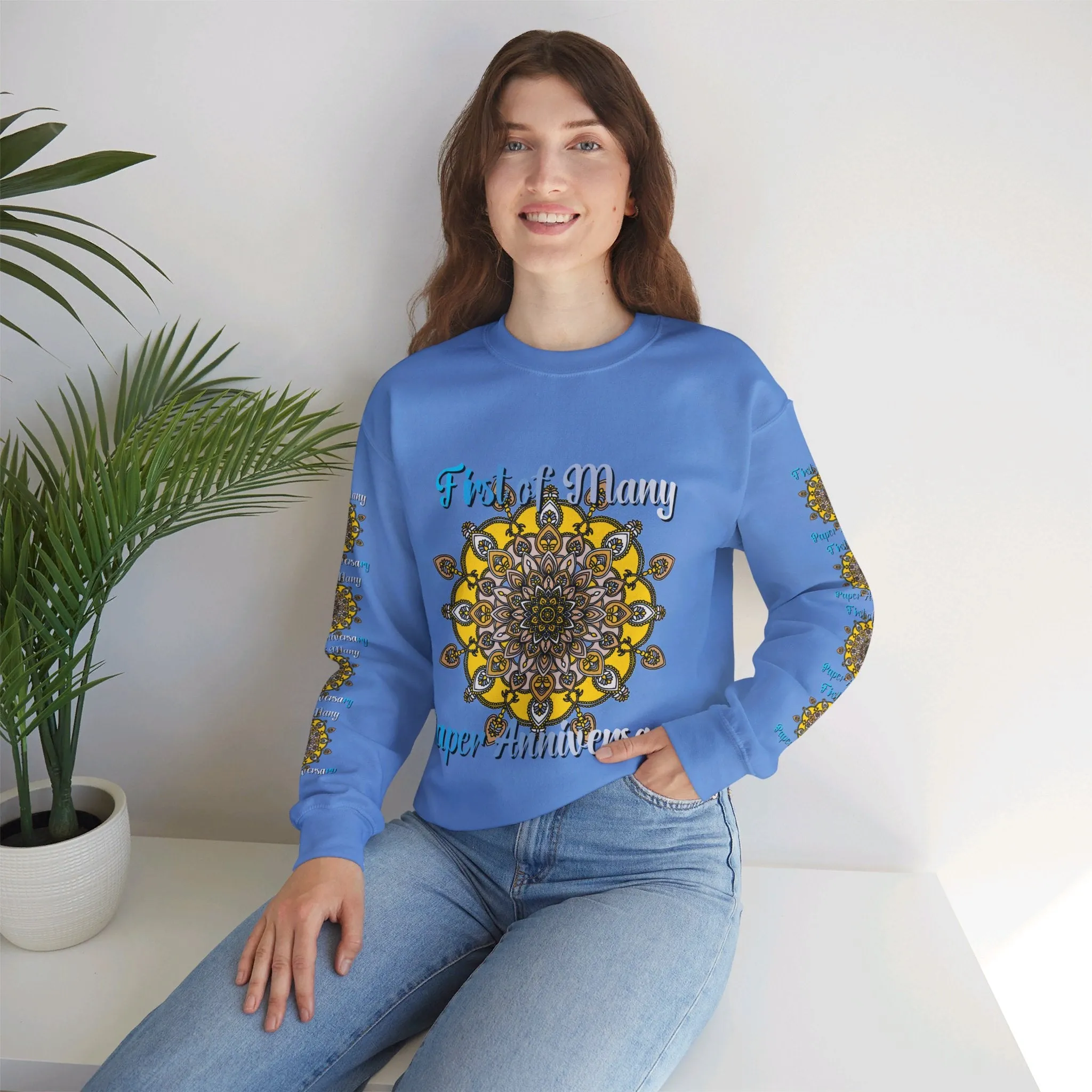 1st Year Anniversary Mandala Crewneck Sweatshirt