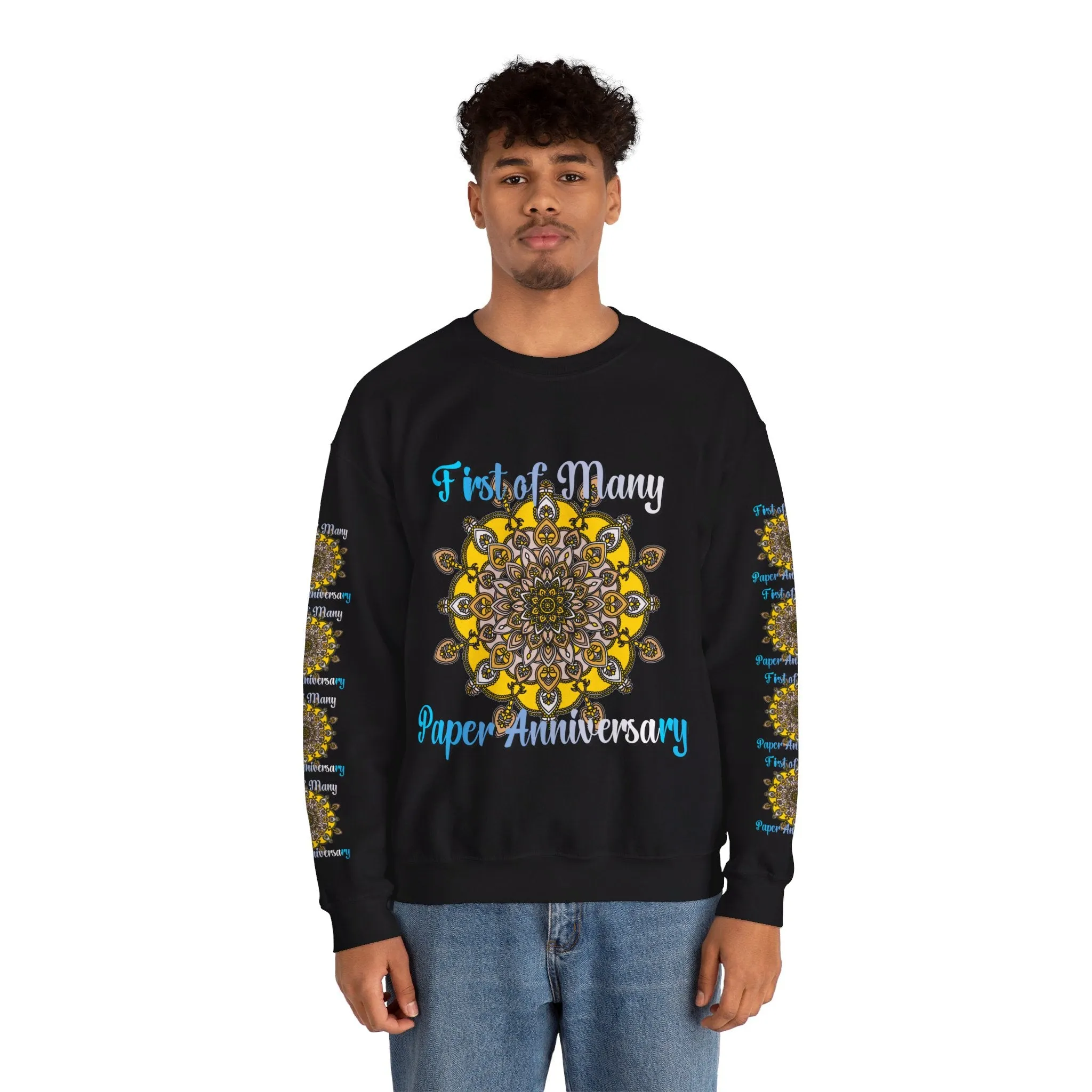 1st Year Anniversary Mandala Crewneck Sweatshirt