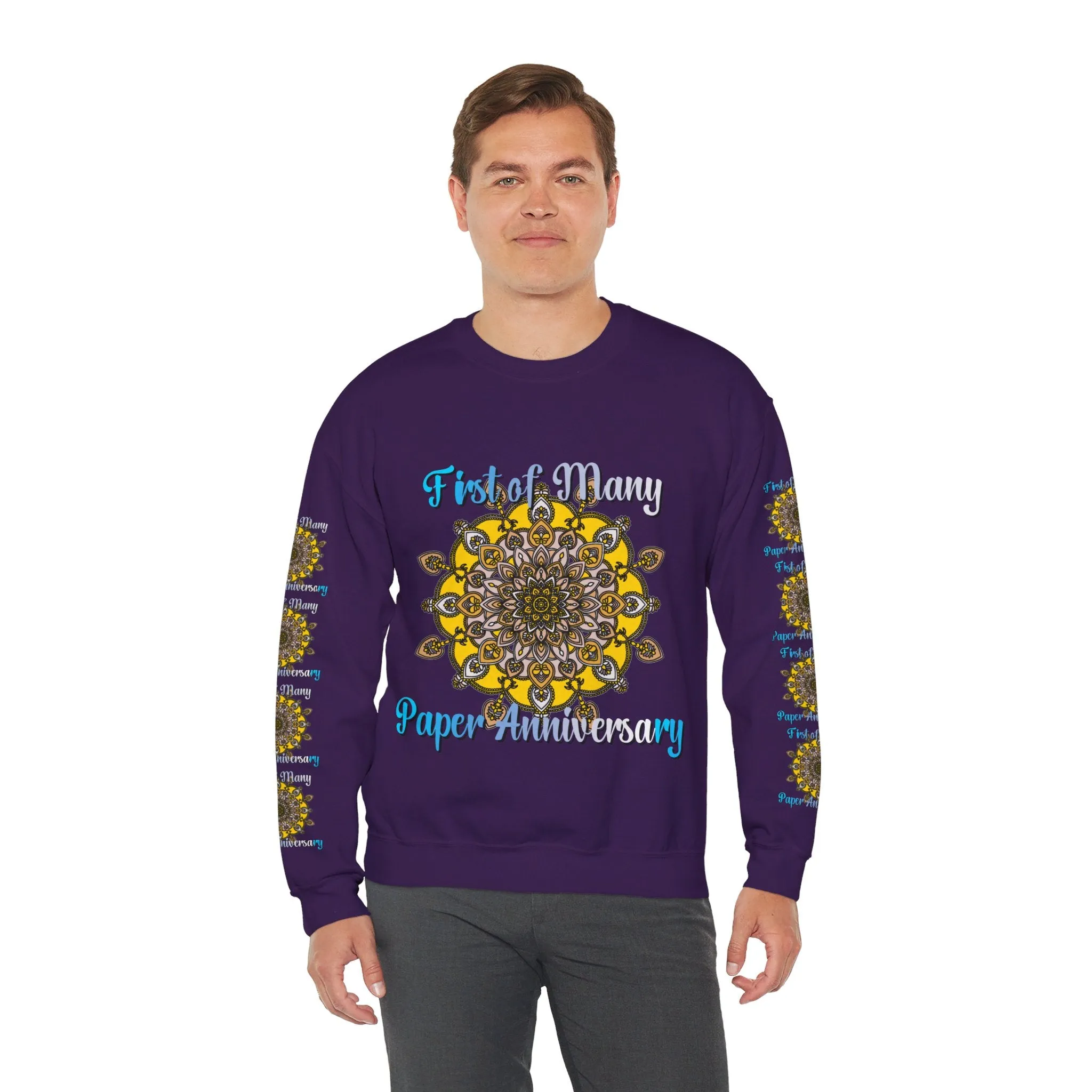 1st Year Anniversary Mandala Crewneck Sweatshirt