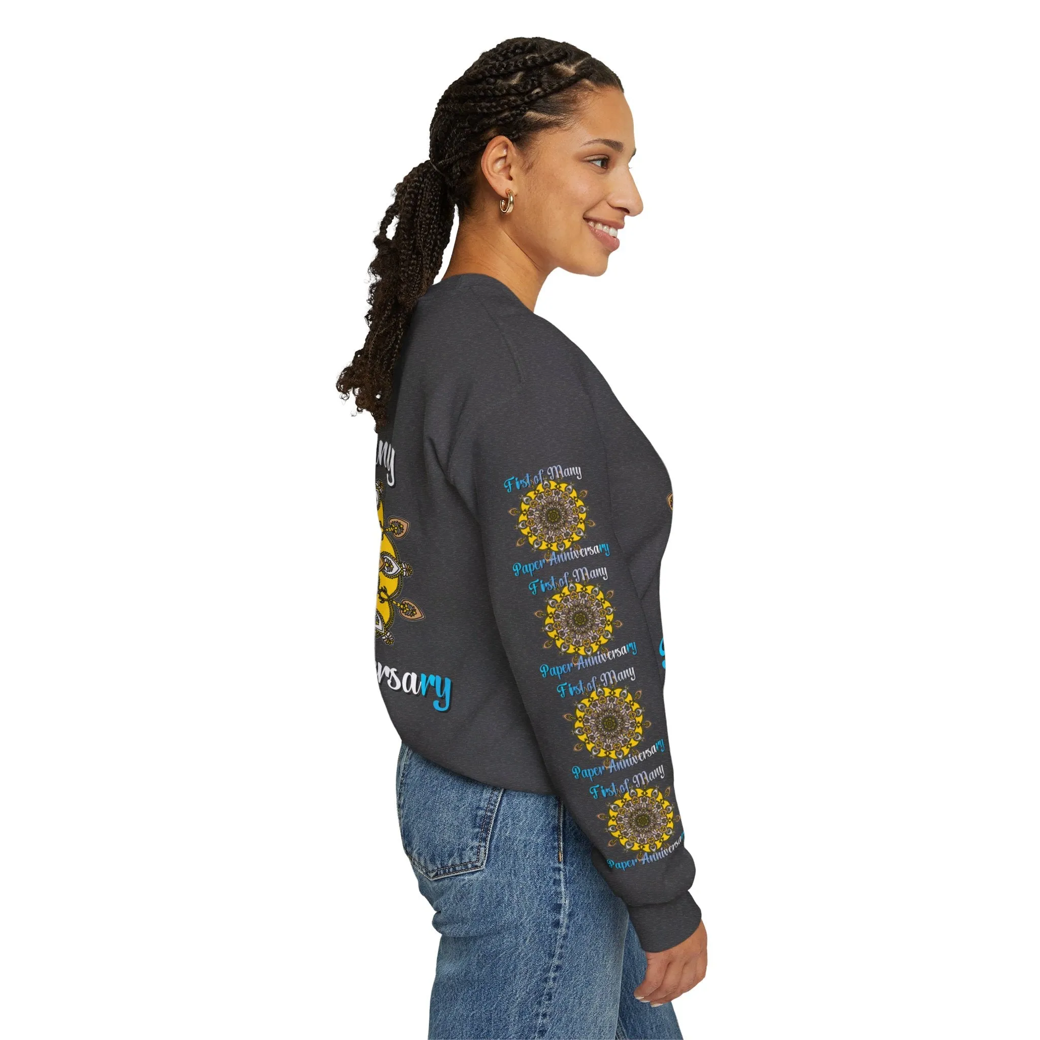 1st Year Anniversary Mandala Crewneck Sweatshirt