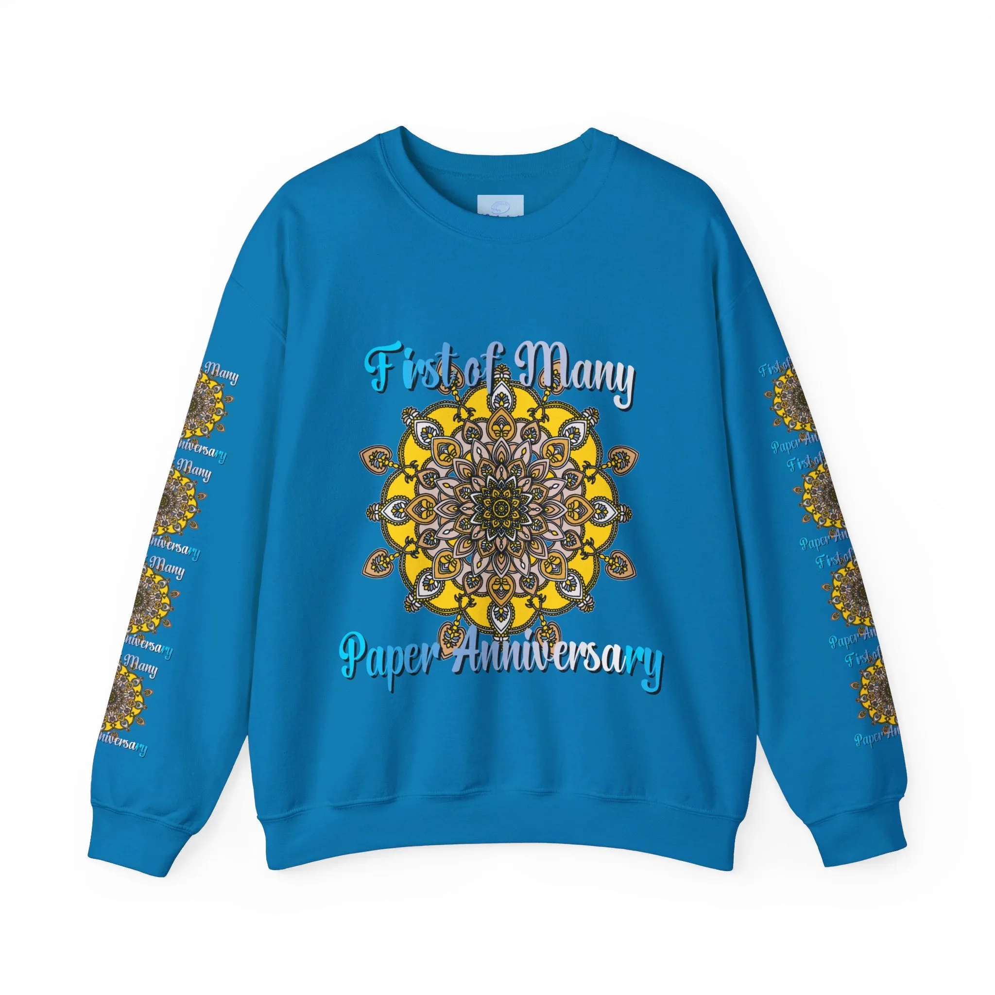 1st Year Anniversary Mandala Crewneck Sweatshirt