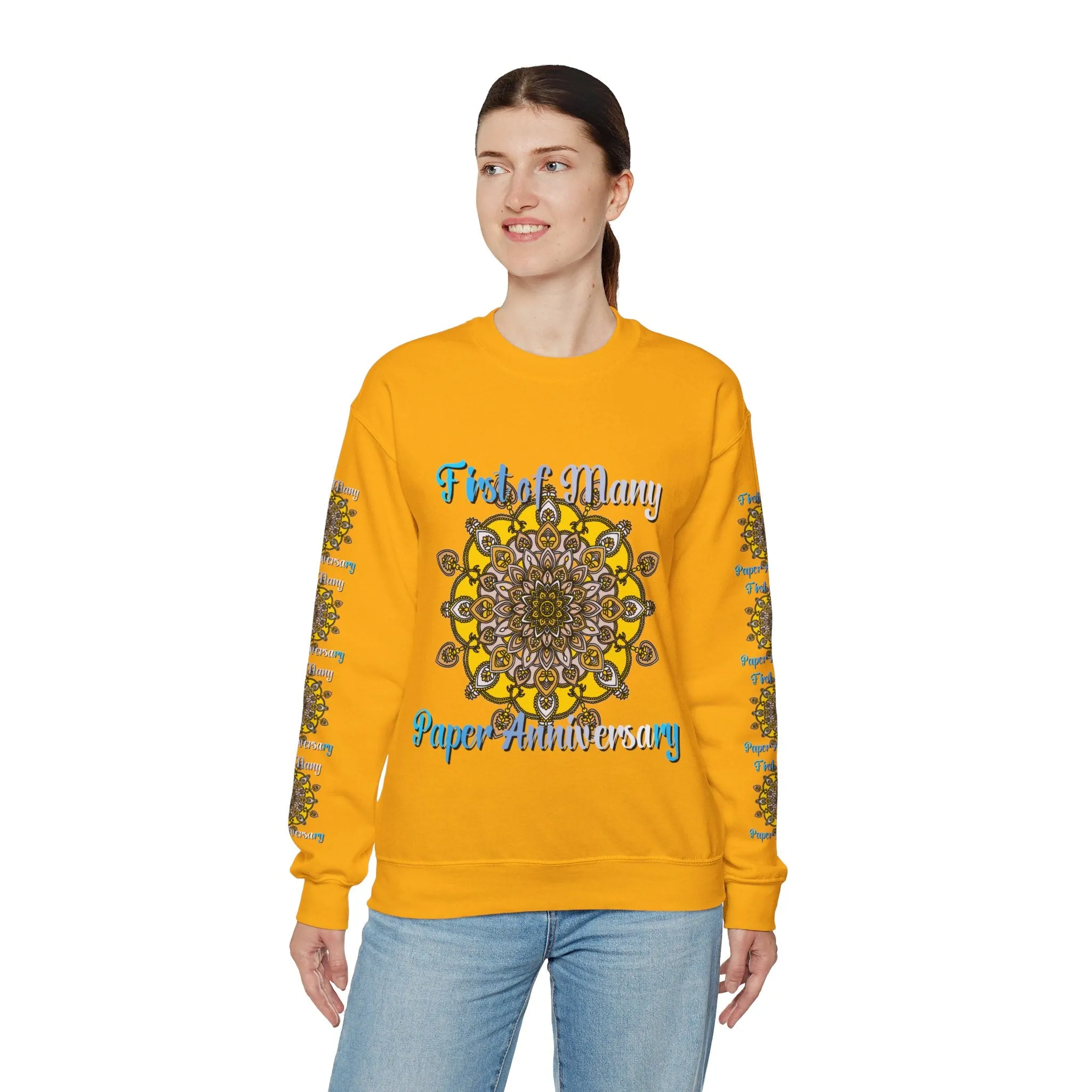 1st Year Anniversary Mandala Crewneck Sweatshirt