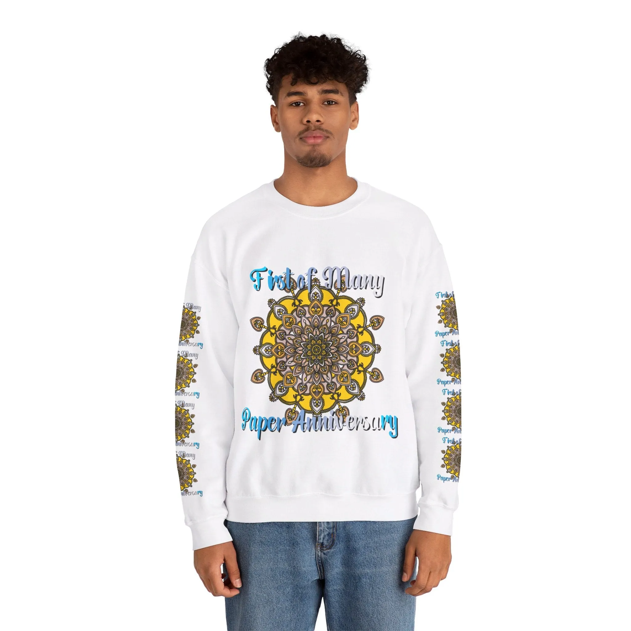 1st Year Anniversary Mandala Crewneck Sweatshirt