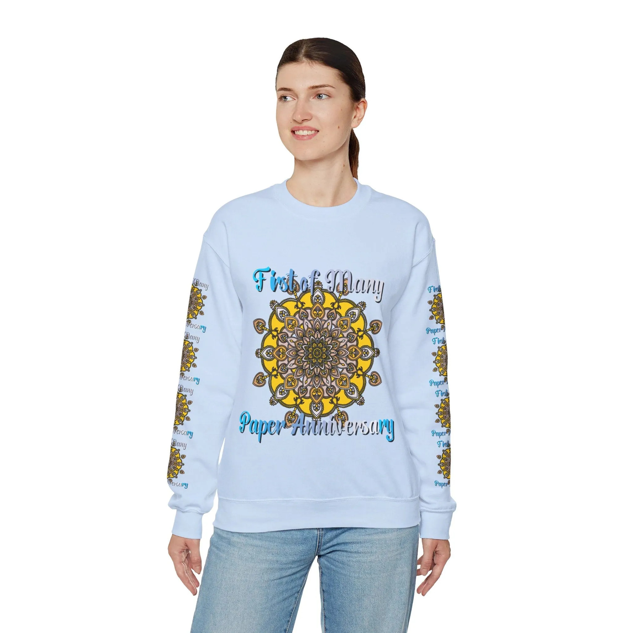 1st Year Anniversary Mandala Crewneck Sweatshirt