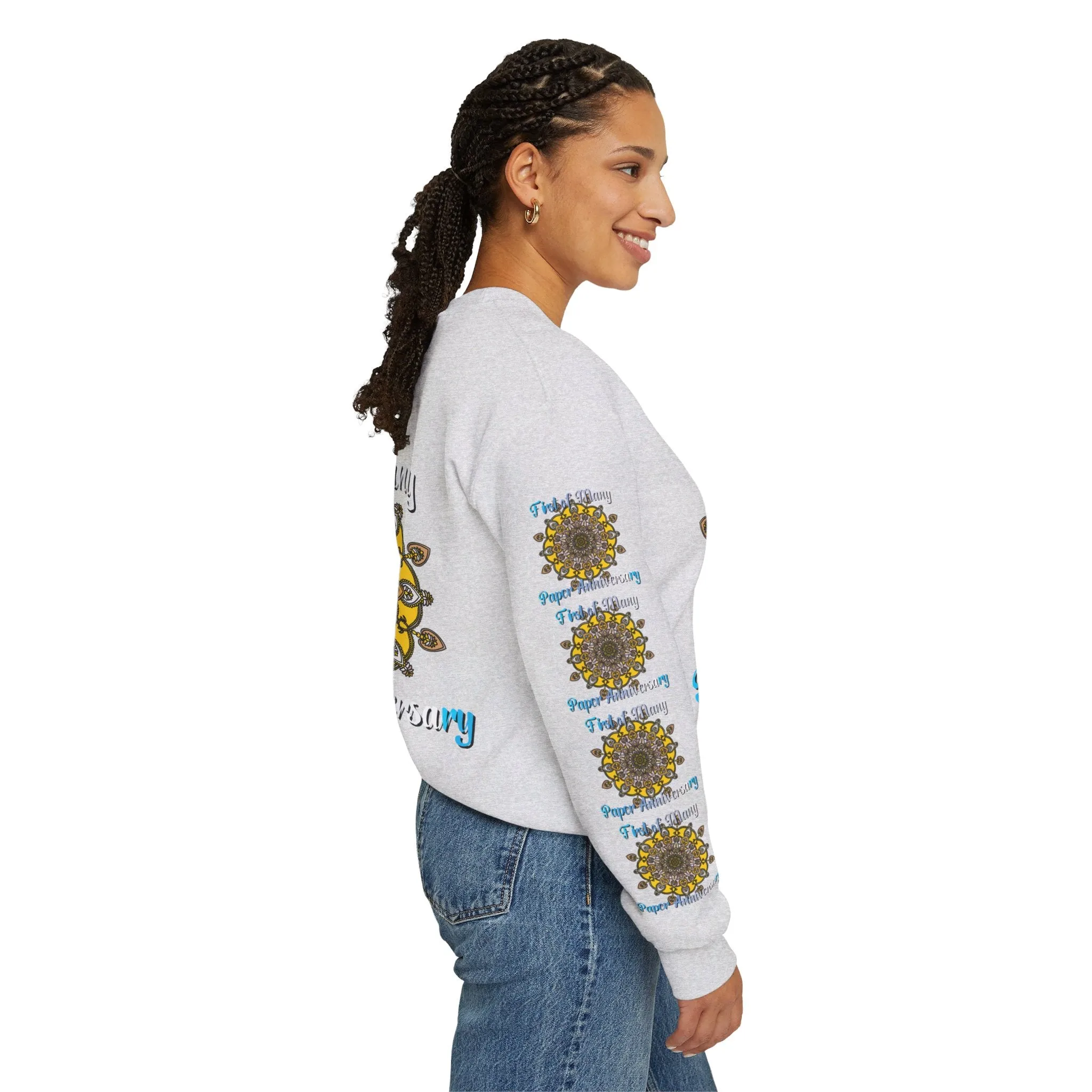 1st Year Anniversary Mandala Crewneck Sweatshirt