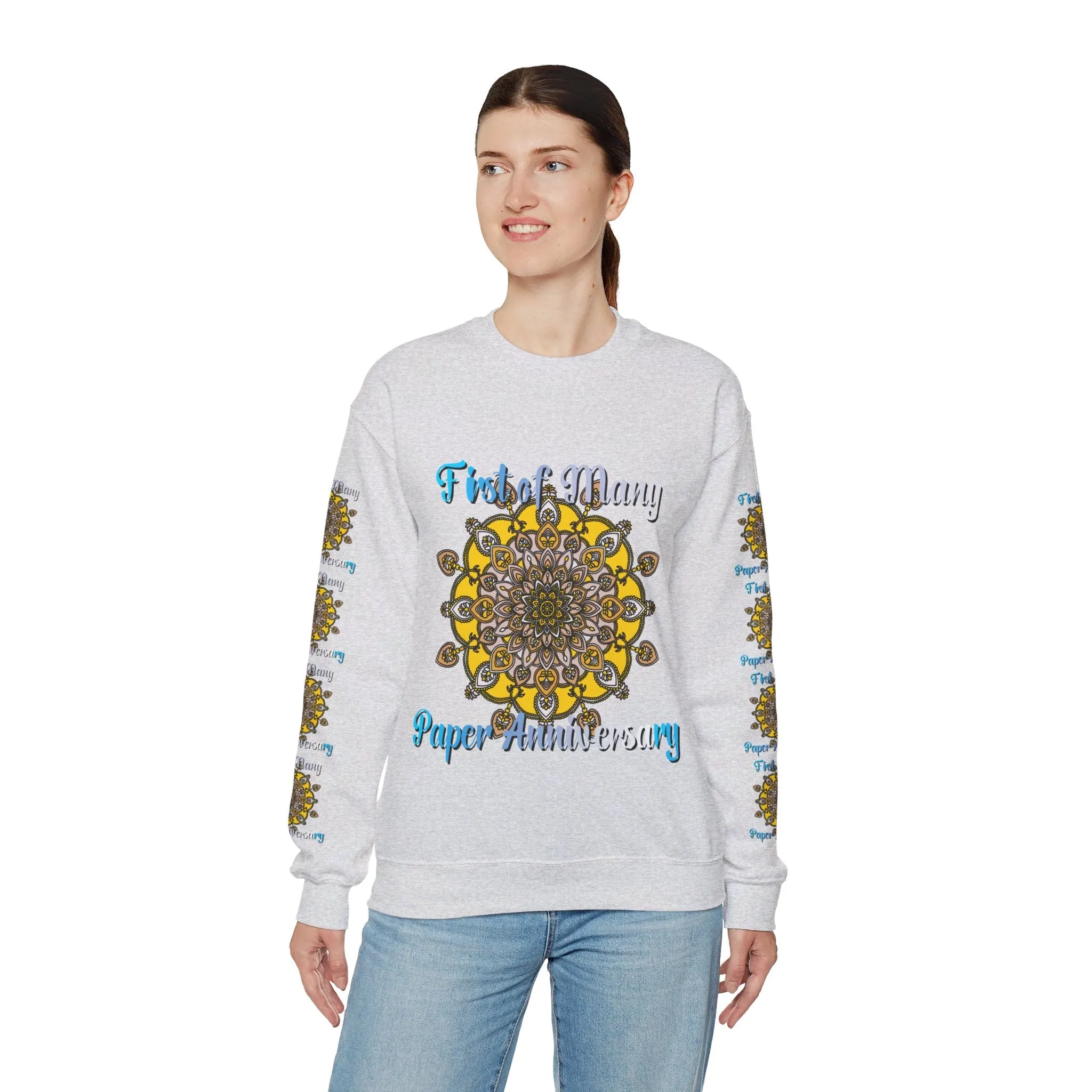 1st Year Anniversary Mandala Crewneck Sweatshirt