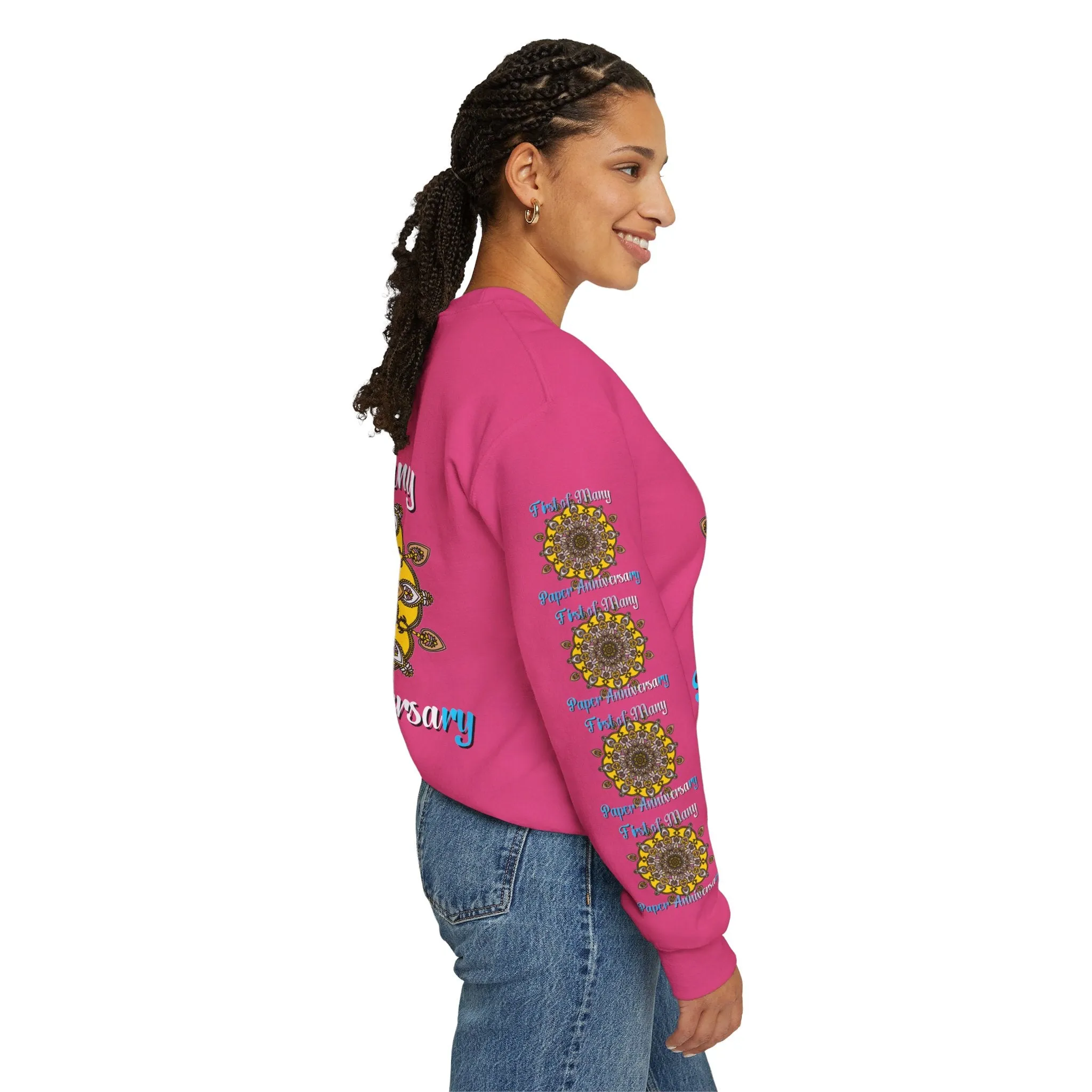 1st Year Anniversary Mandala Crewneck Sweatshirt