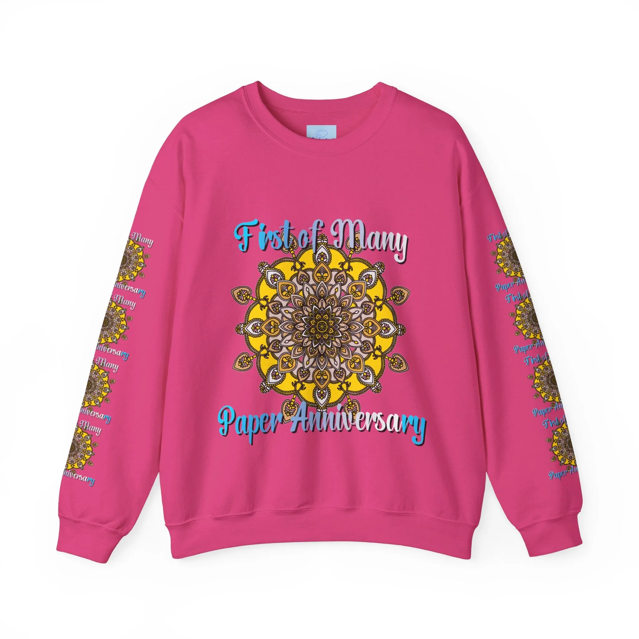 1st Year Anniversary Mandala Crewneck Sweatshirt