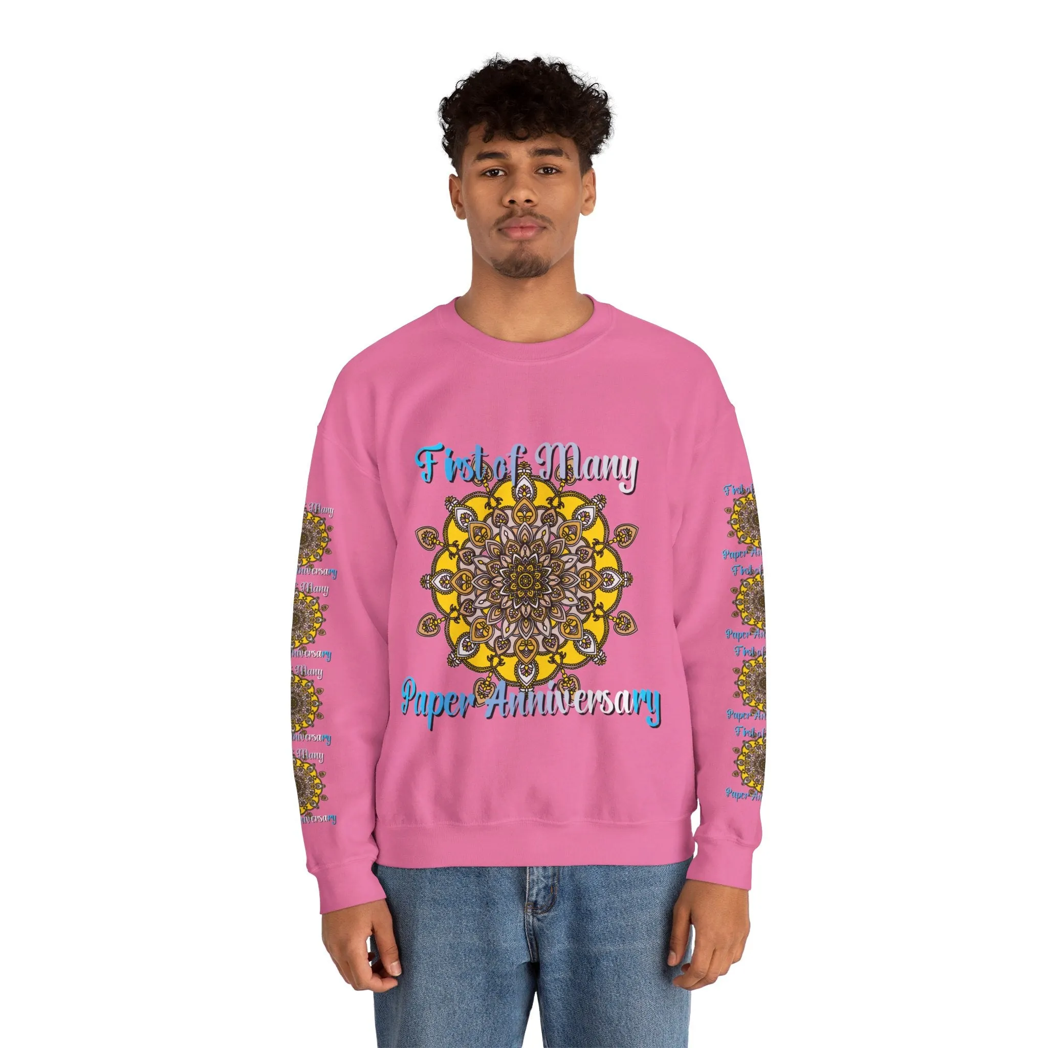 1st Year Anniversary Mandala Crewneck Sweatshirt