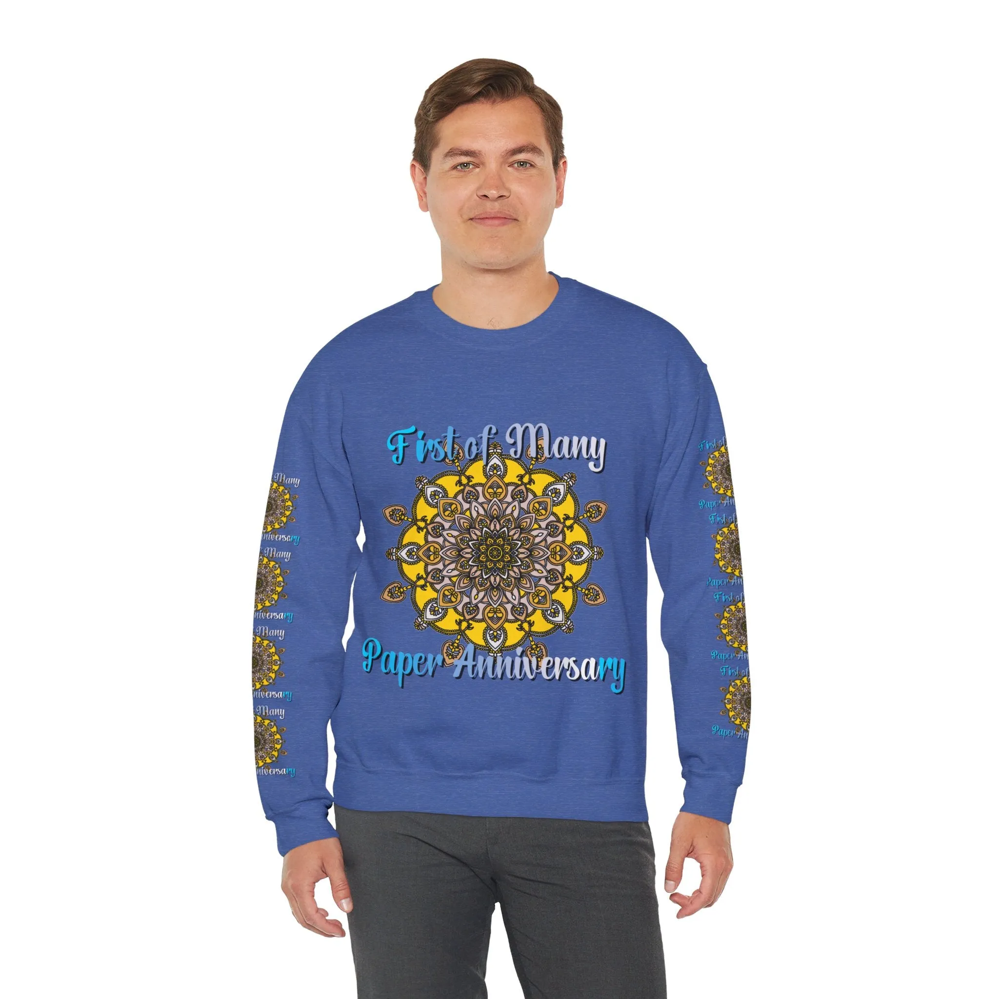 1st Year Anniversary Mandala Crewneck Sweatshirt