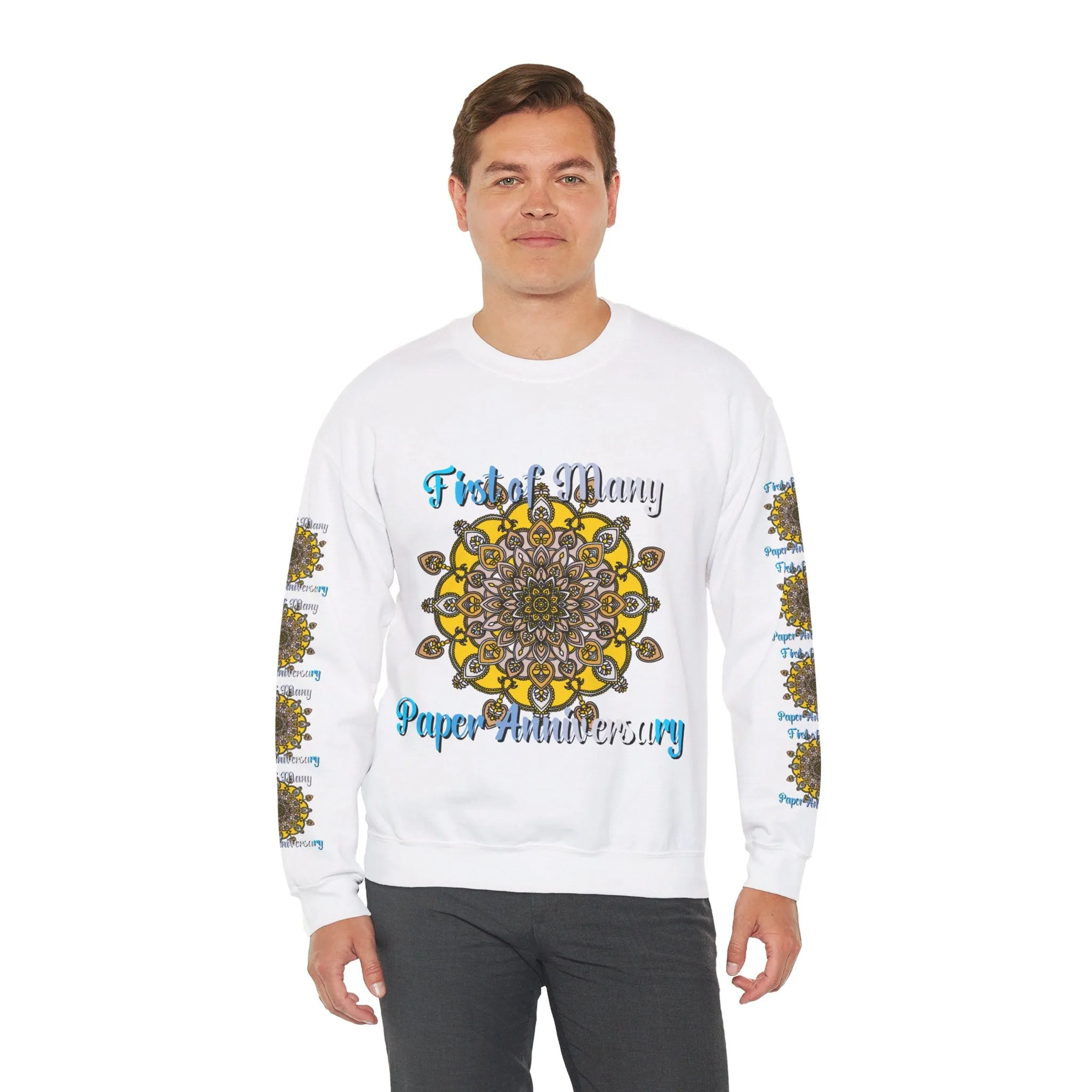 1st Year Anniversary Mandala Crewneck Sweatshirt