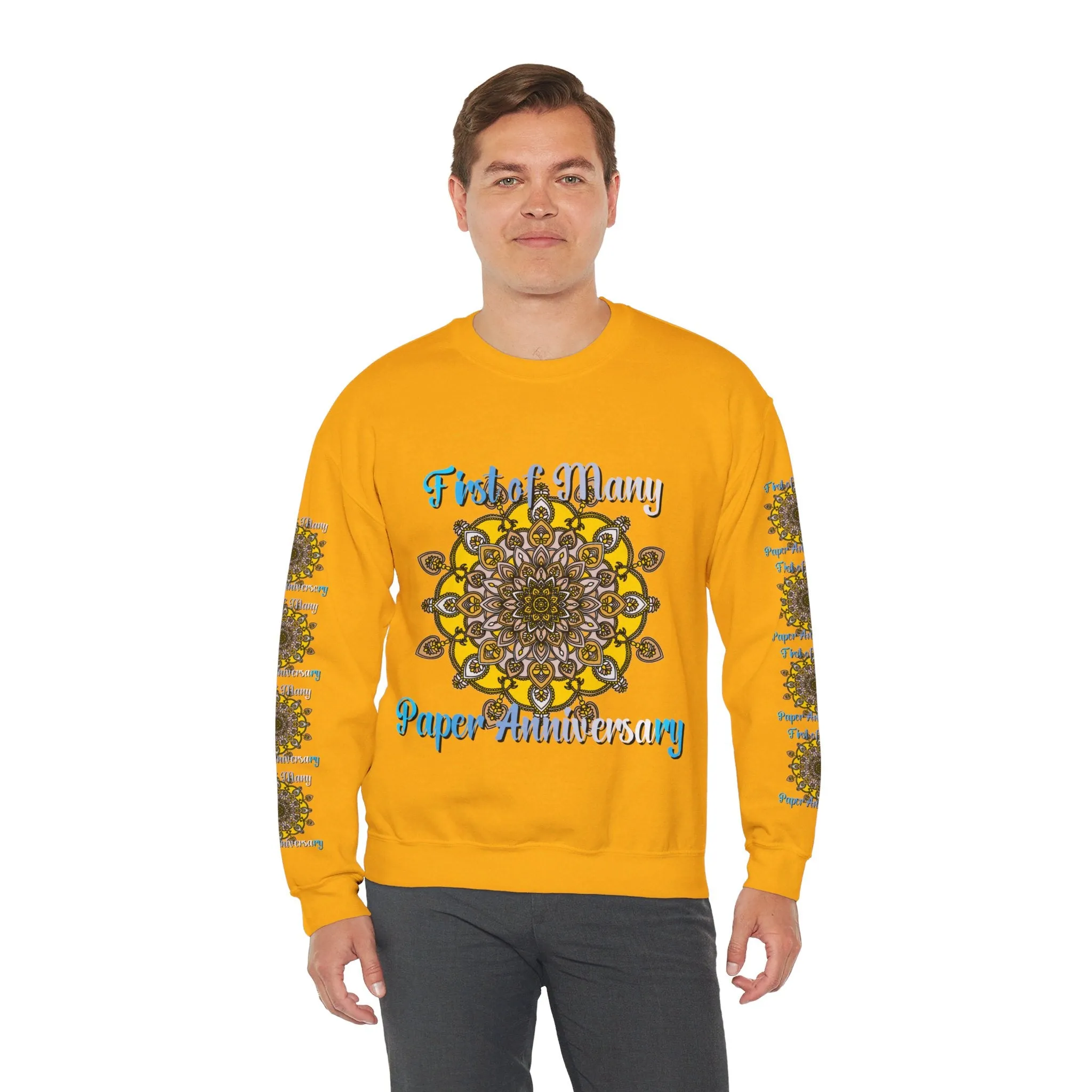 1st Year Anniversary Mandala Crewneck Sweatshirt