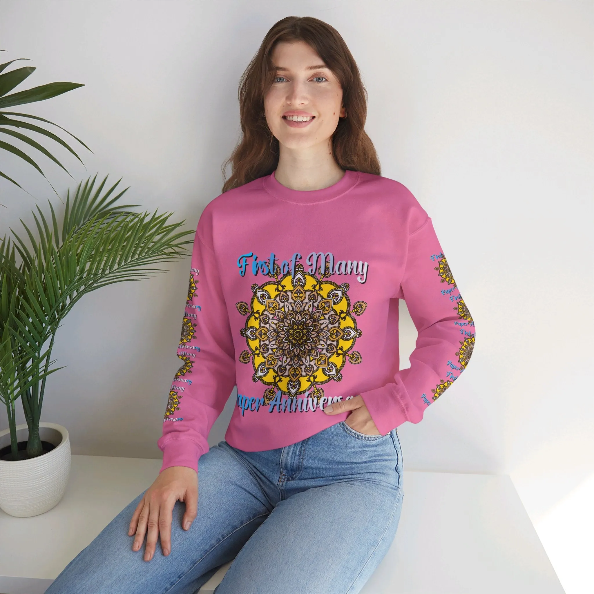 1st Year Anniversary Mandala Crewneck Sweatshirt