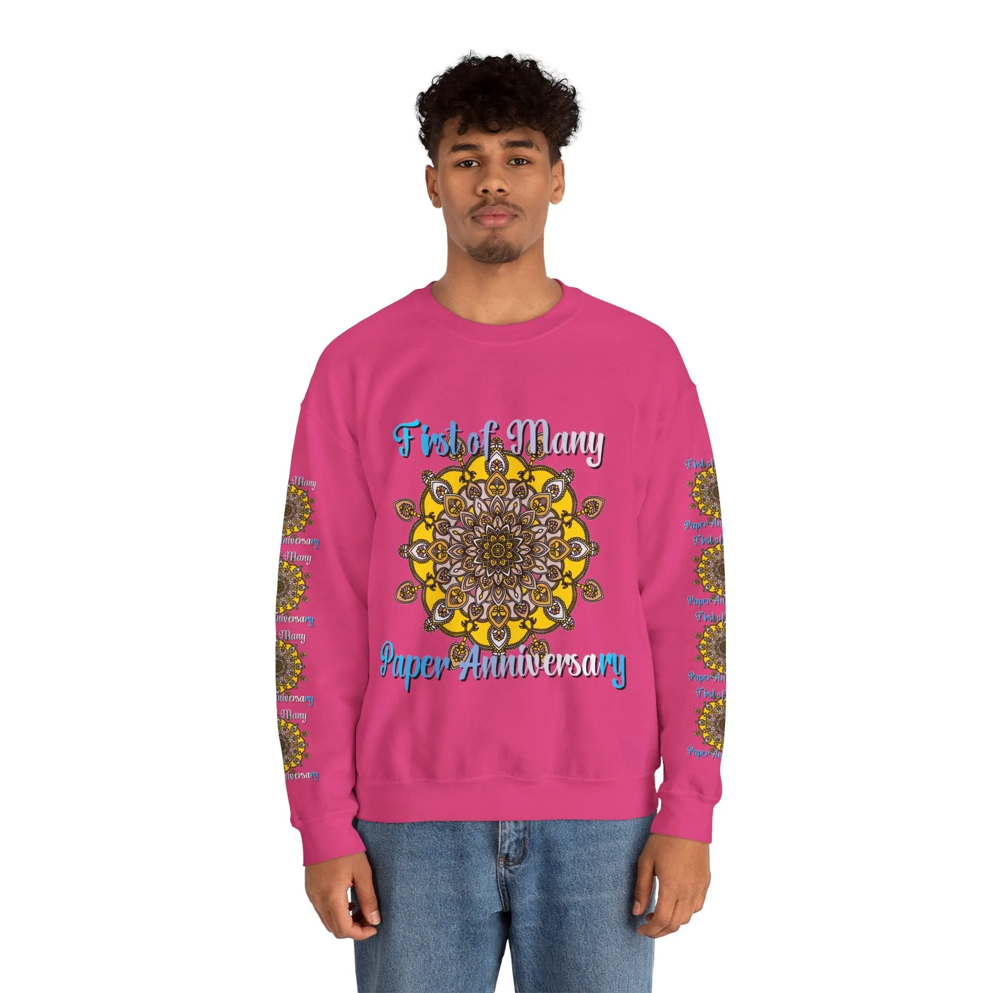 1st Year Anniversary Mandala Crewneck Sweatshirt