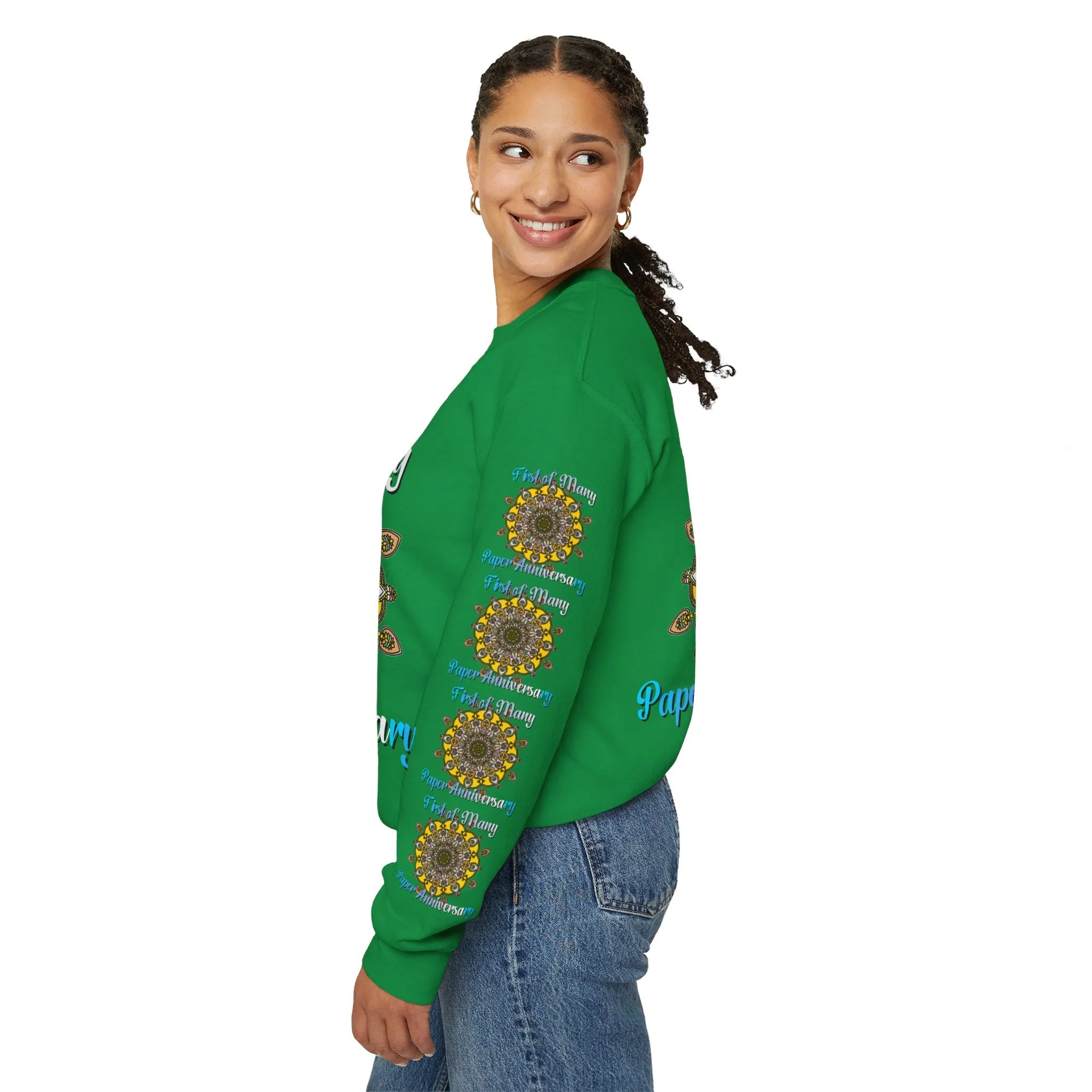 1st Year Anniversary Mandala Crewneck Sweatshirt